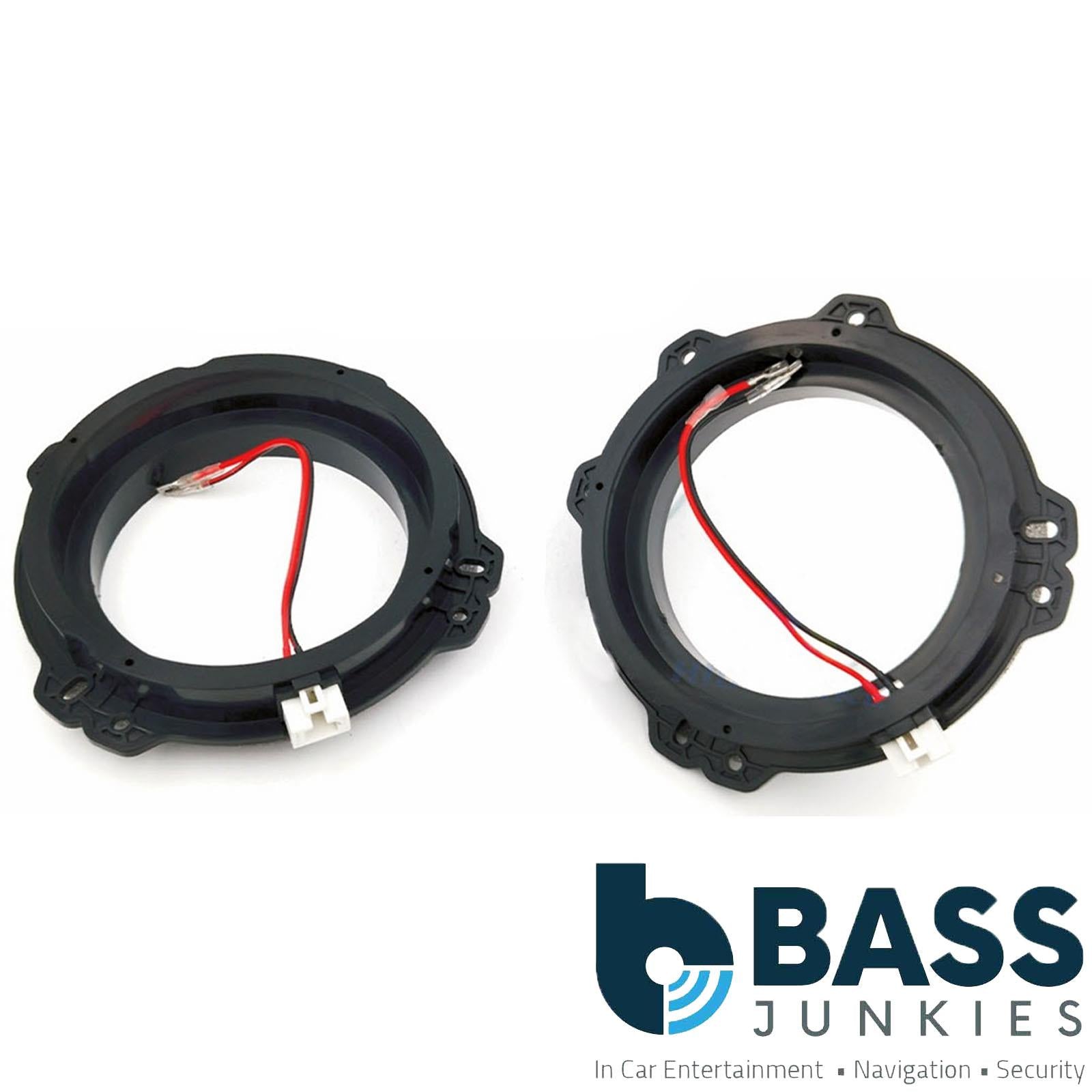 6.5" - 6.75" Direct-Fit Speaker Adapter Brackets for Hyundai Sonata 2004-2011