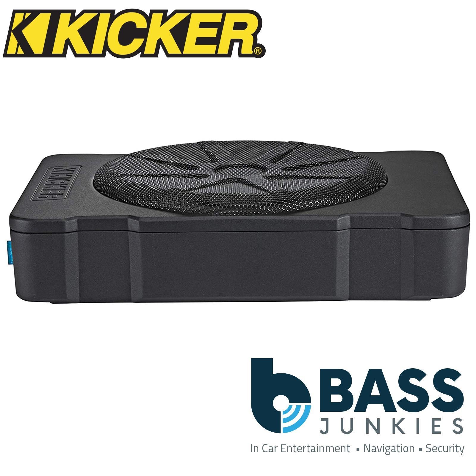Kicker 51HS10 10" 360 Watts Compact Powered Active Car Underseat Sub Bass Box