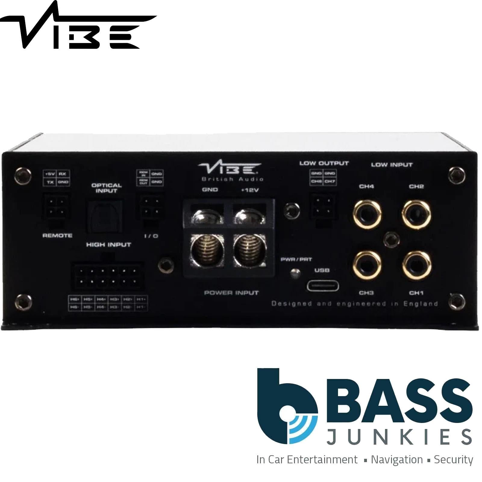 VIBE POWERBOX80.6-8DSP-V5 - 1200 Watts 50Hz 6 Channel Car Amplifier