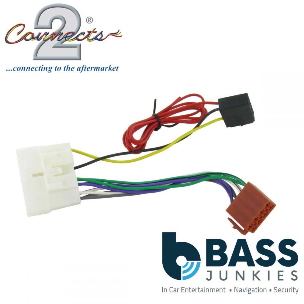 Connects2 CT20TY02 - TOYOTA Landcruiser 2003 Onwards Car Stereo Radio ISO Harness Adapter Lead