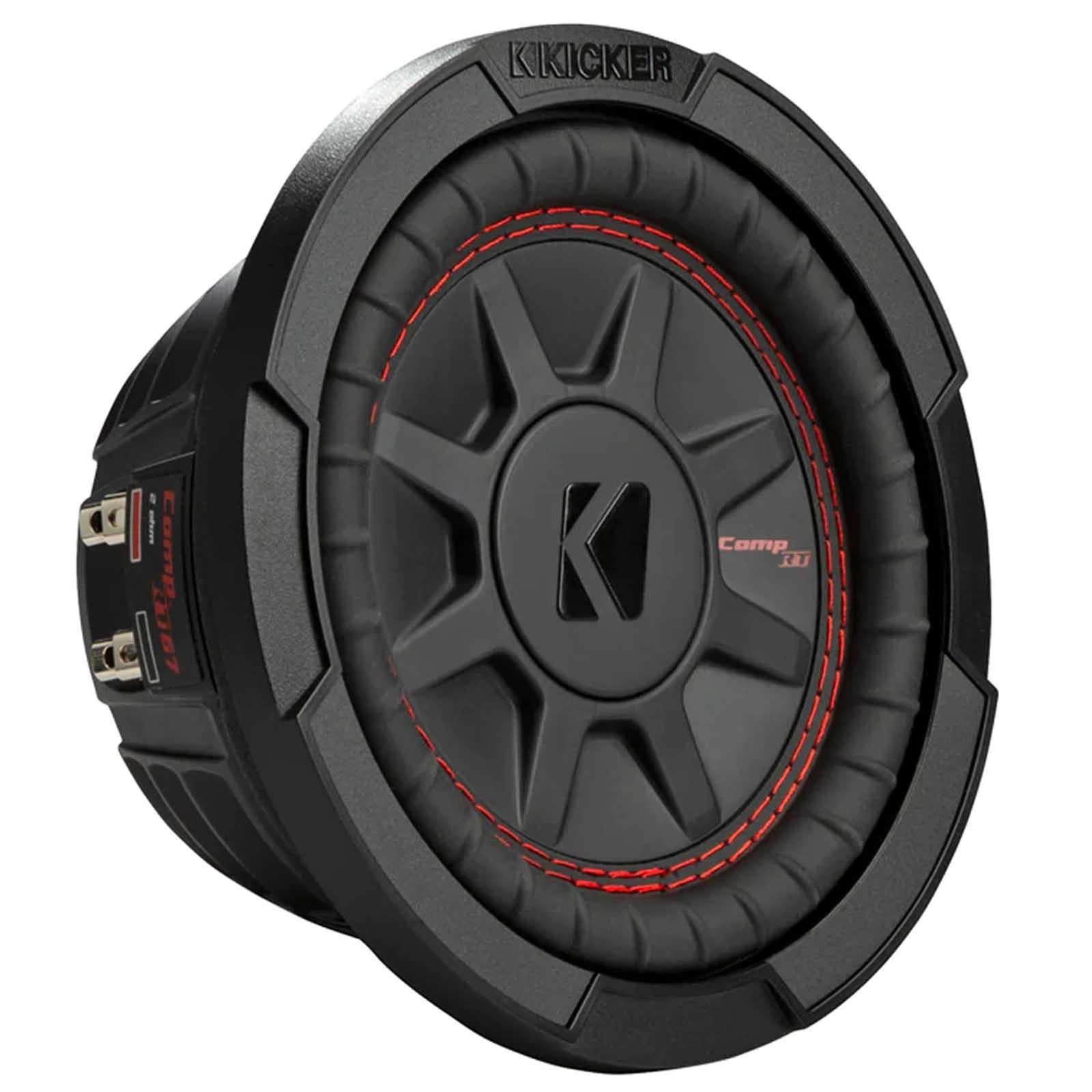 Kicker 48CWRT674 - CompRT 6.75" Slim Shallow Mount Subwoofer DVC 4 Ohm