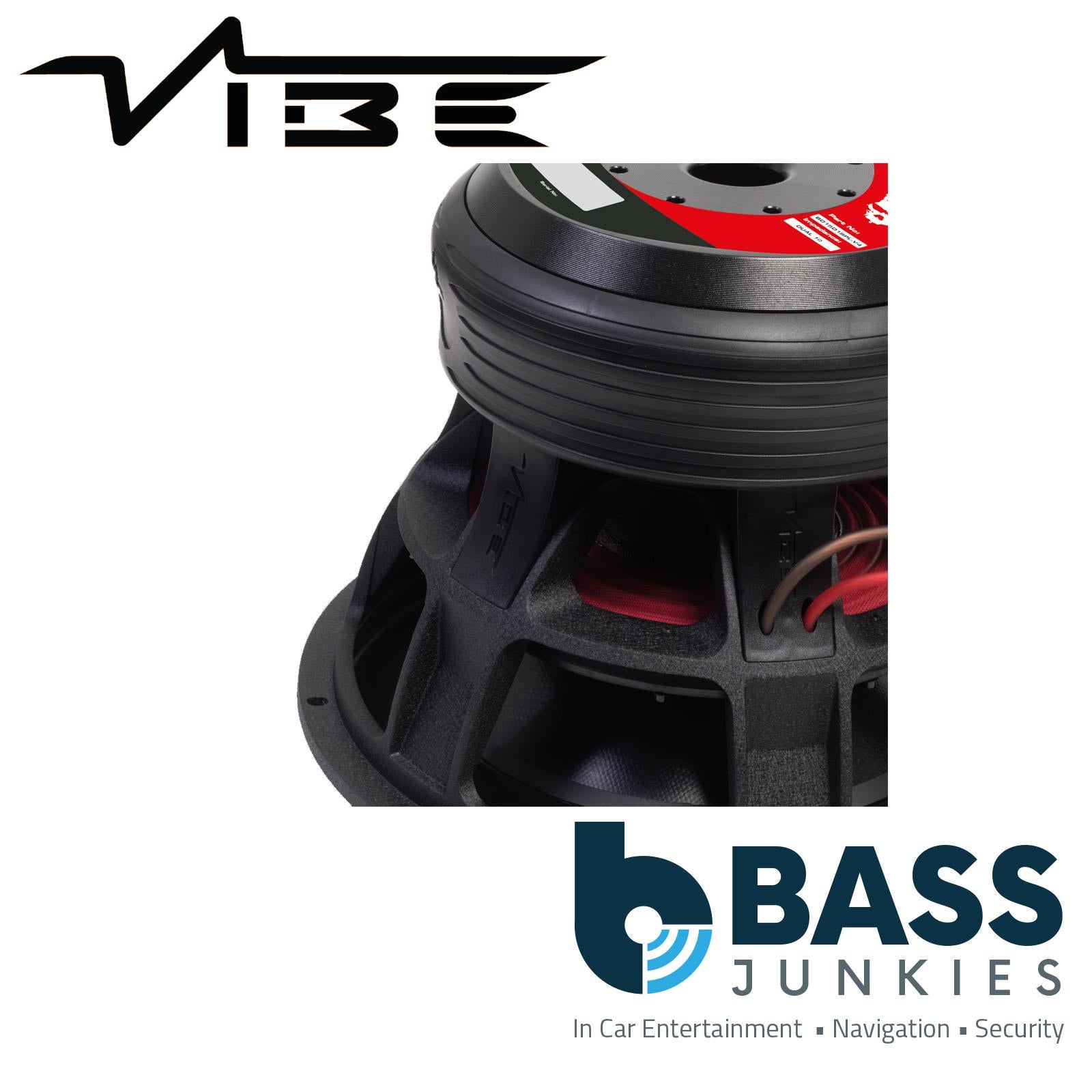VIBE BDC15D1SPL-V4 Black Death 15 inch 15000 Watts Max SPL Car Audio Subwoofer