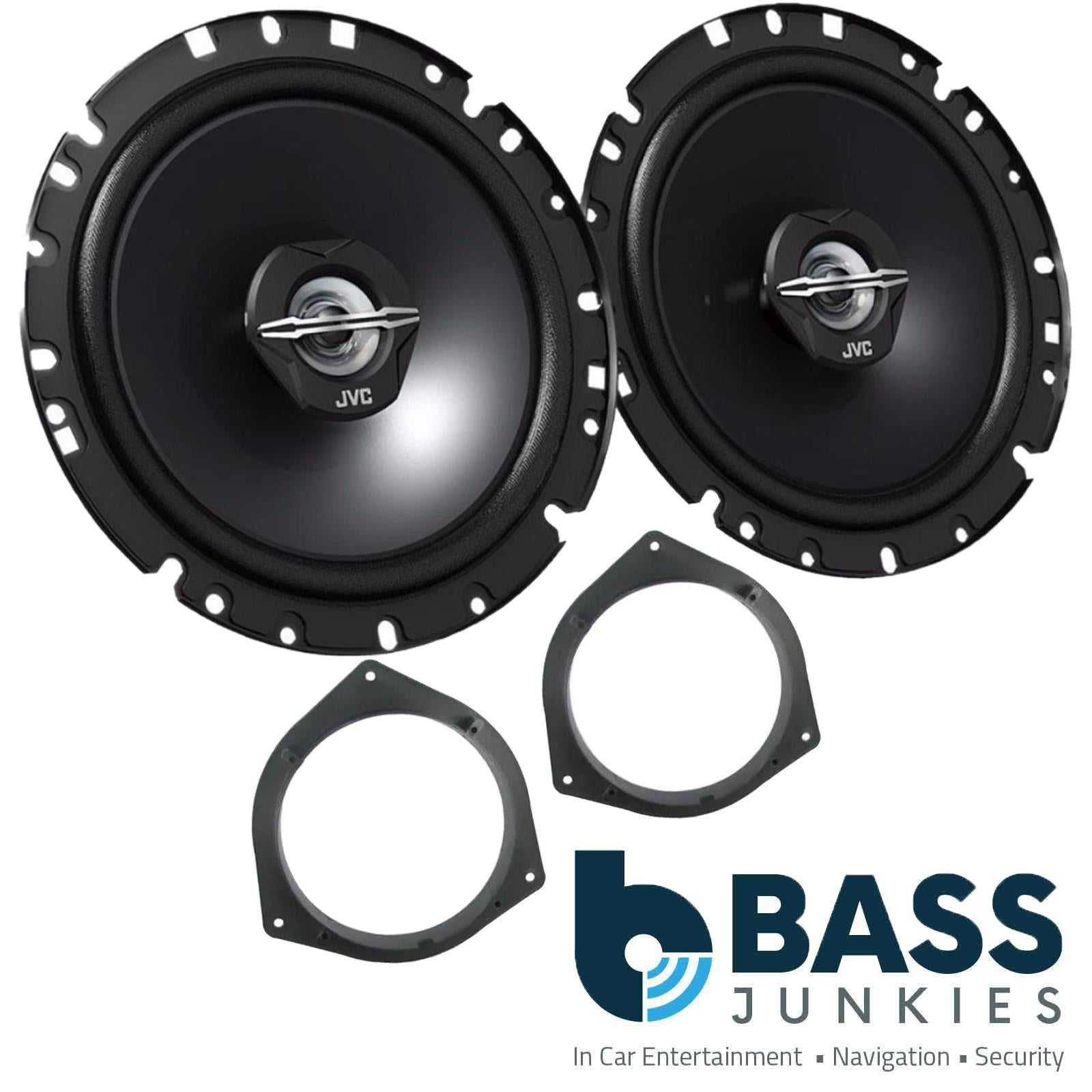 KIA Picanto 2012-2014 JVC 17cm 6.5 Inch 600 Watts 2 Way Direct Fit Car Speakers