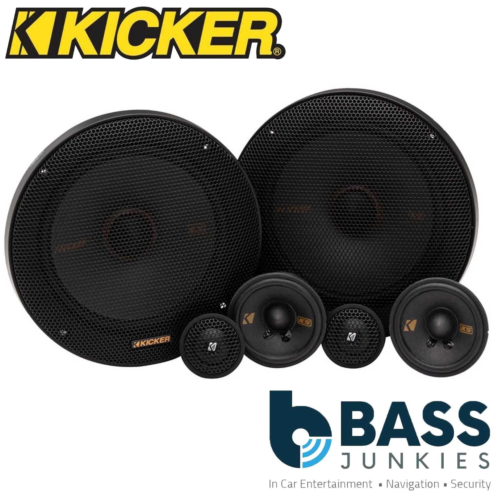 Kicker 51KSS365 - 6.5" 160 Watts 3-Way Component Car Speaker Kit