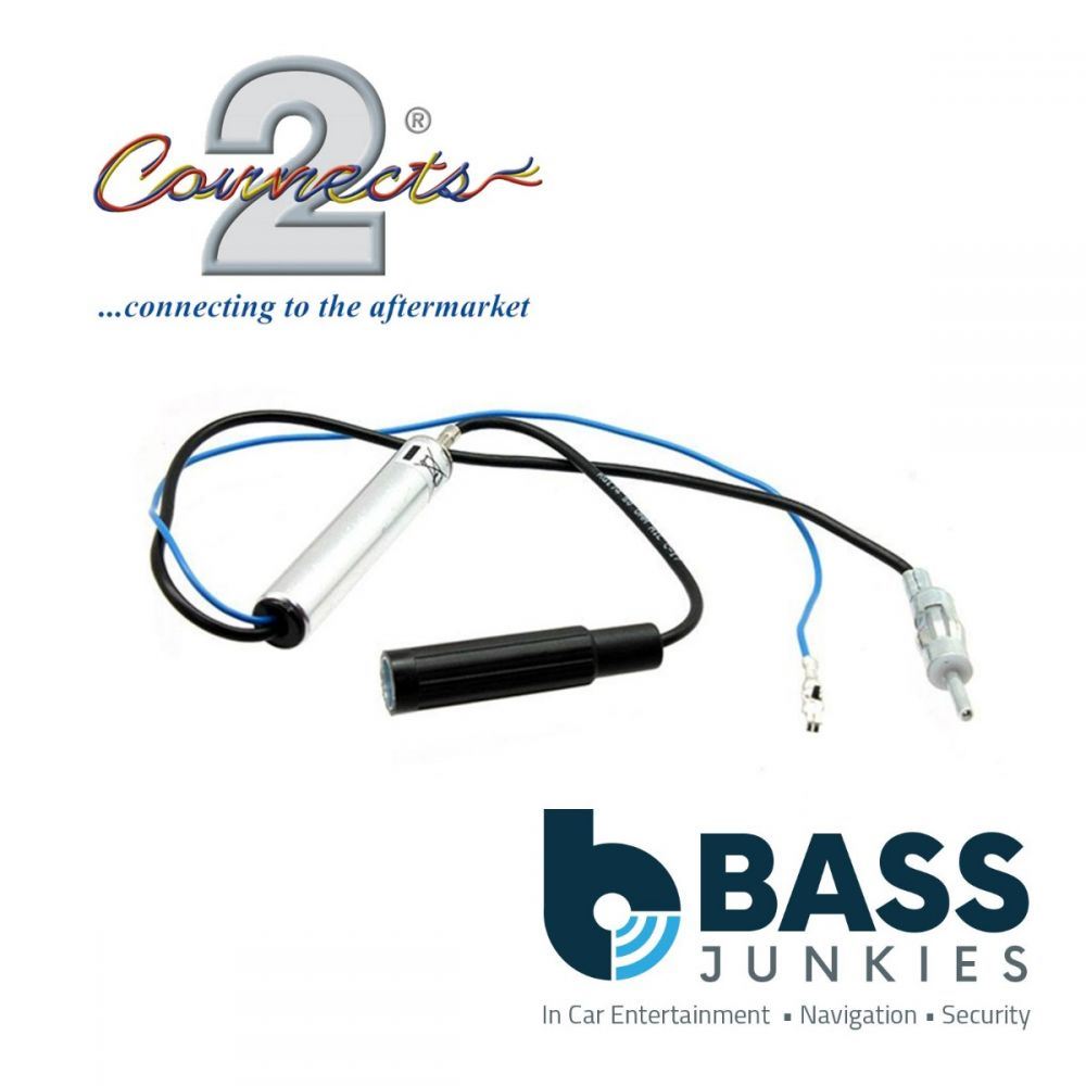 CT27AA81 Female To Male Voltage Dropper Car Stereo Antenna Adapter Signal Boost
