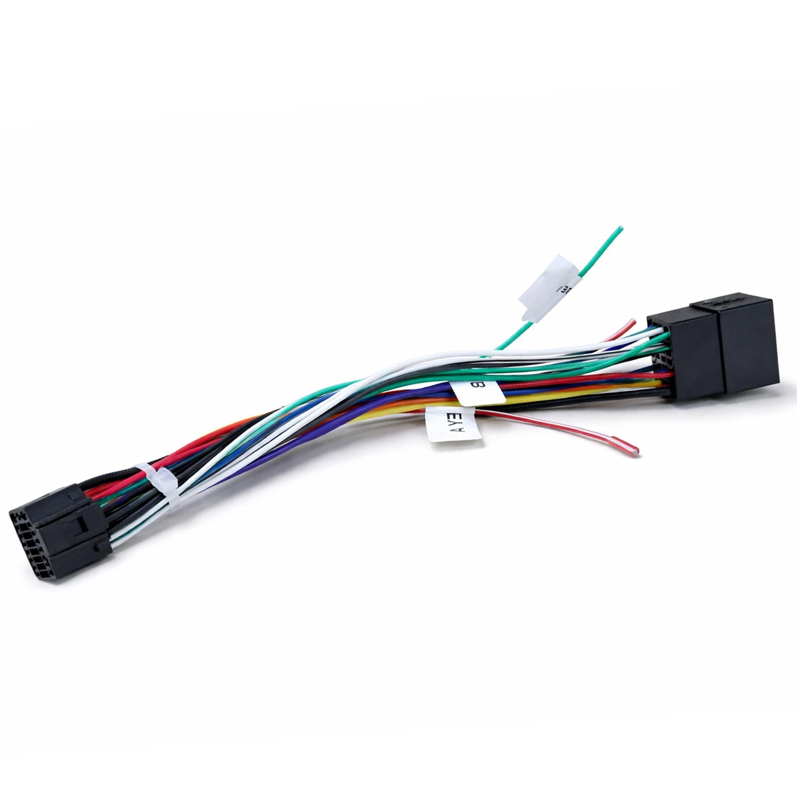 16-Pin to ISO for Seicane Chinese Android Car Radio Stereo Wiring Harness