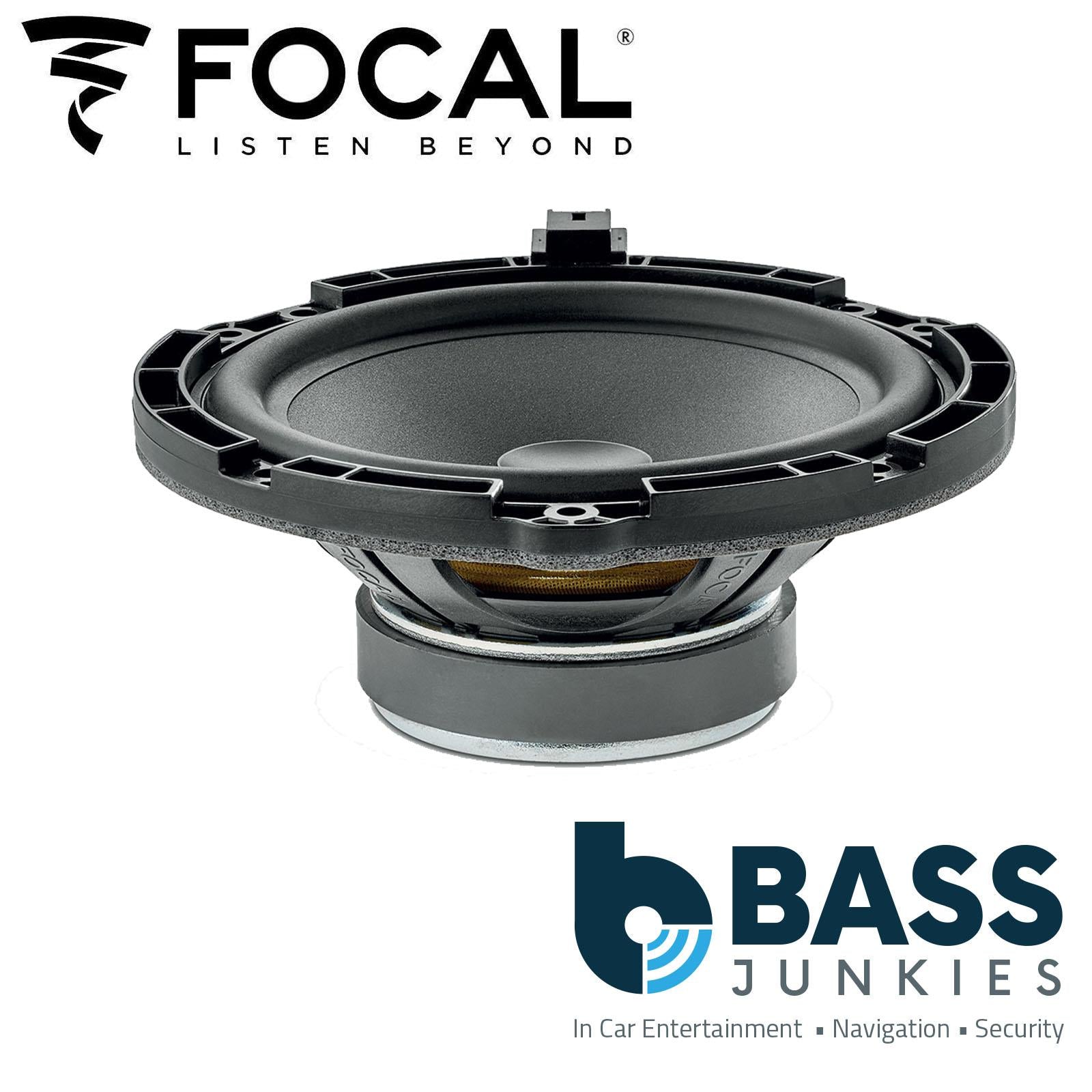 Focal 6.5" 240 Watts 2-Way Component Car Speaker Kit For DS 3 Convertible 2012-17