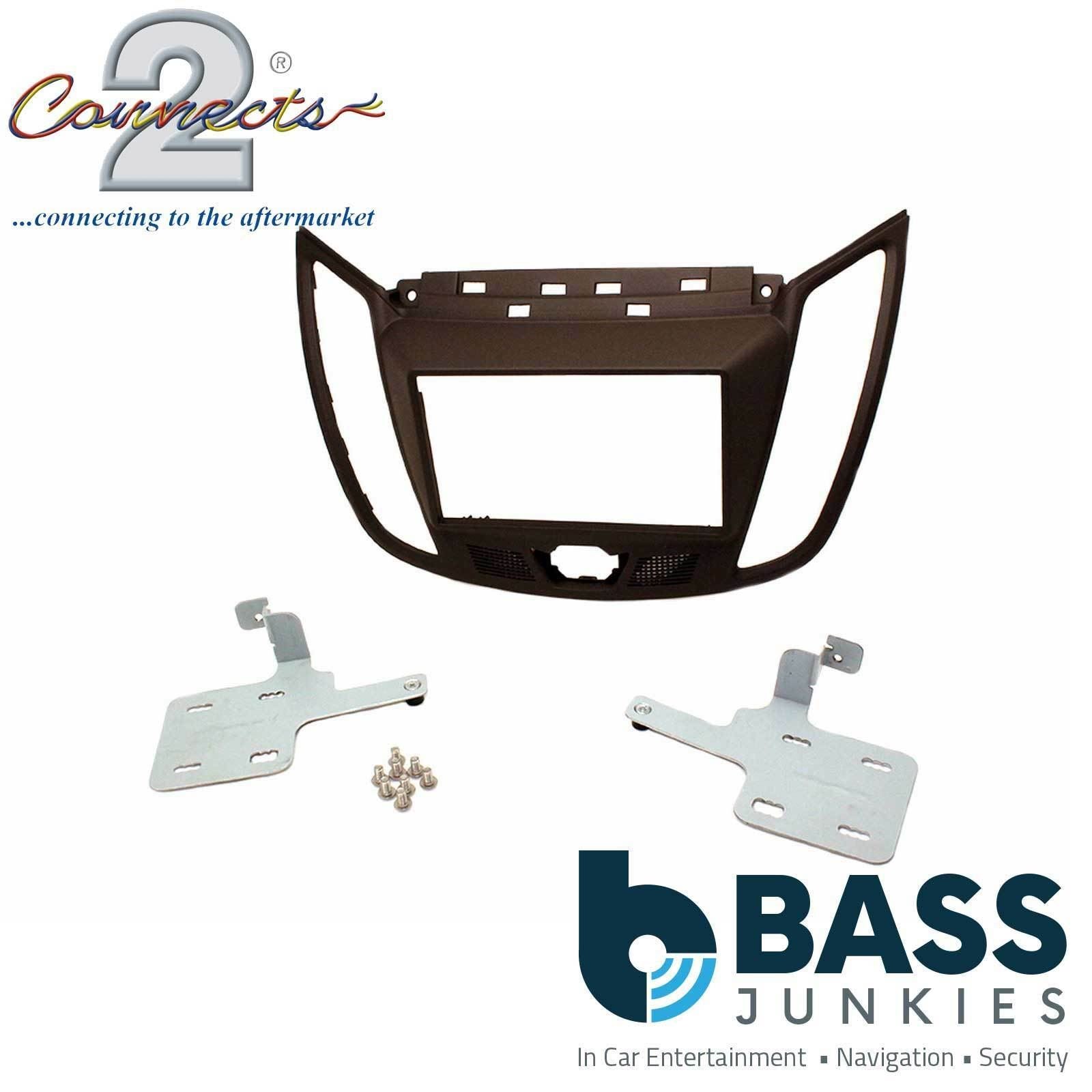 Connects2 CT23FD31 Ford C-Max 2010 Onwards Car Stereo Double Din Fascia Panel & Cage Kit