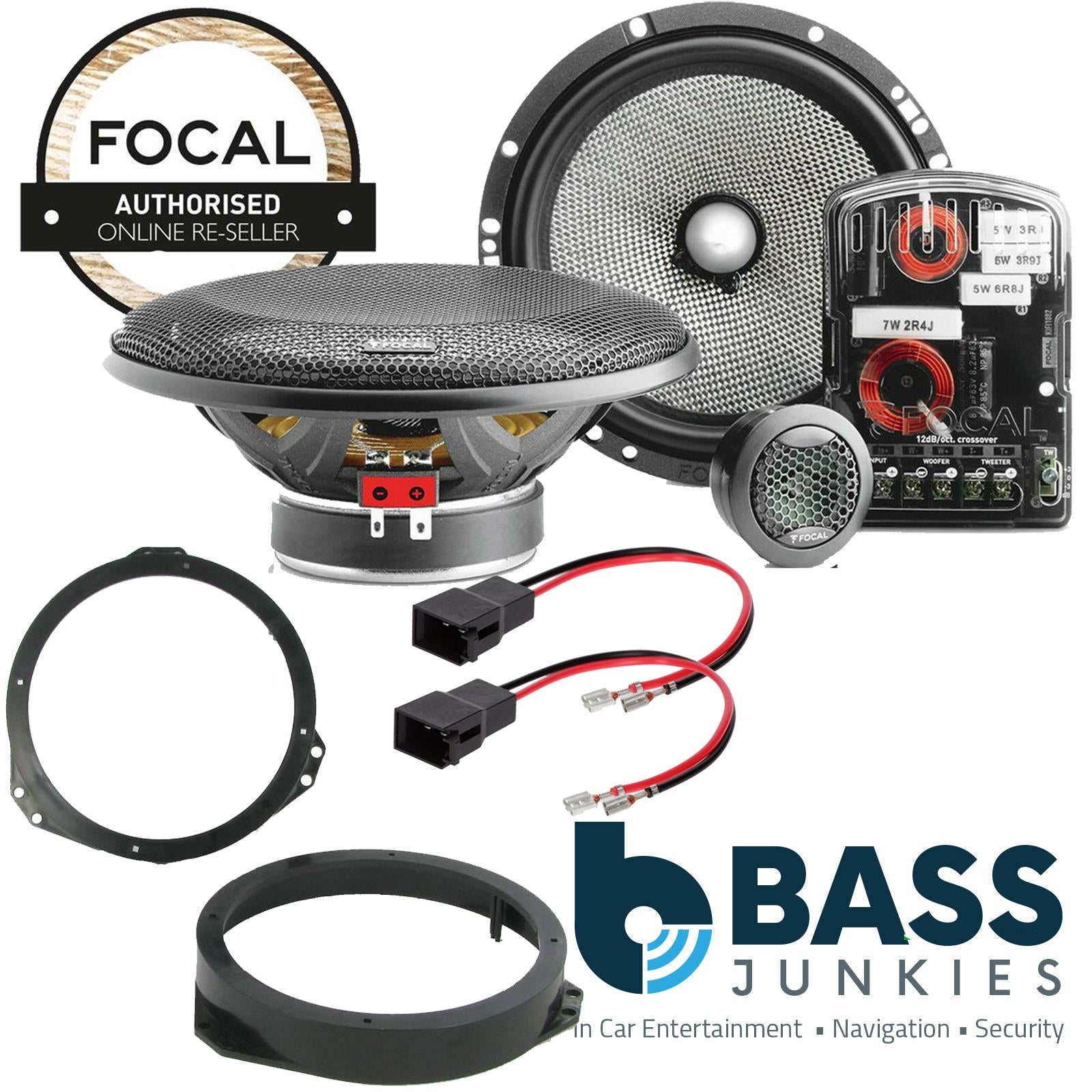 Vauxhall Omega 1994-03 Focal Access 240 Watts Component Front Door Car Speakers