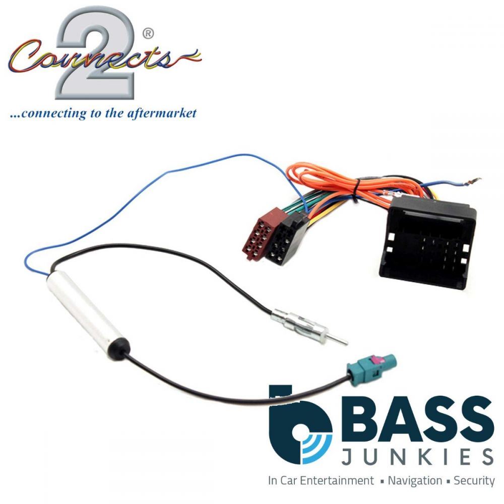 Connects2 CT20PE03 - Peugeot Vehicles With Single FAKRA Antenna Connector Car Stereo ISO Adapter Lead