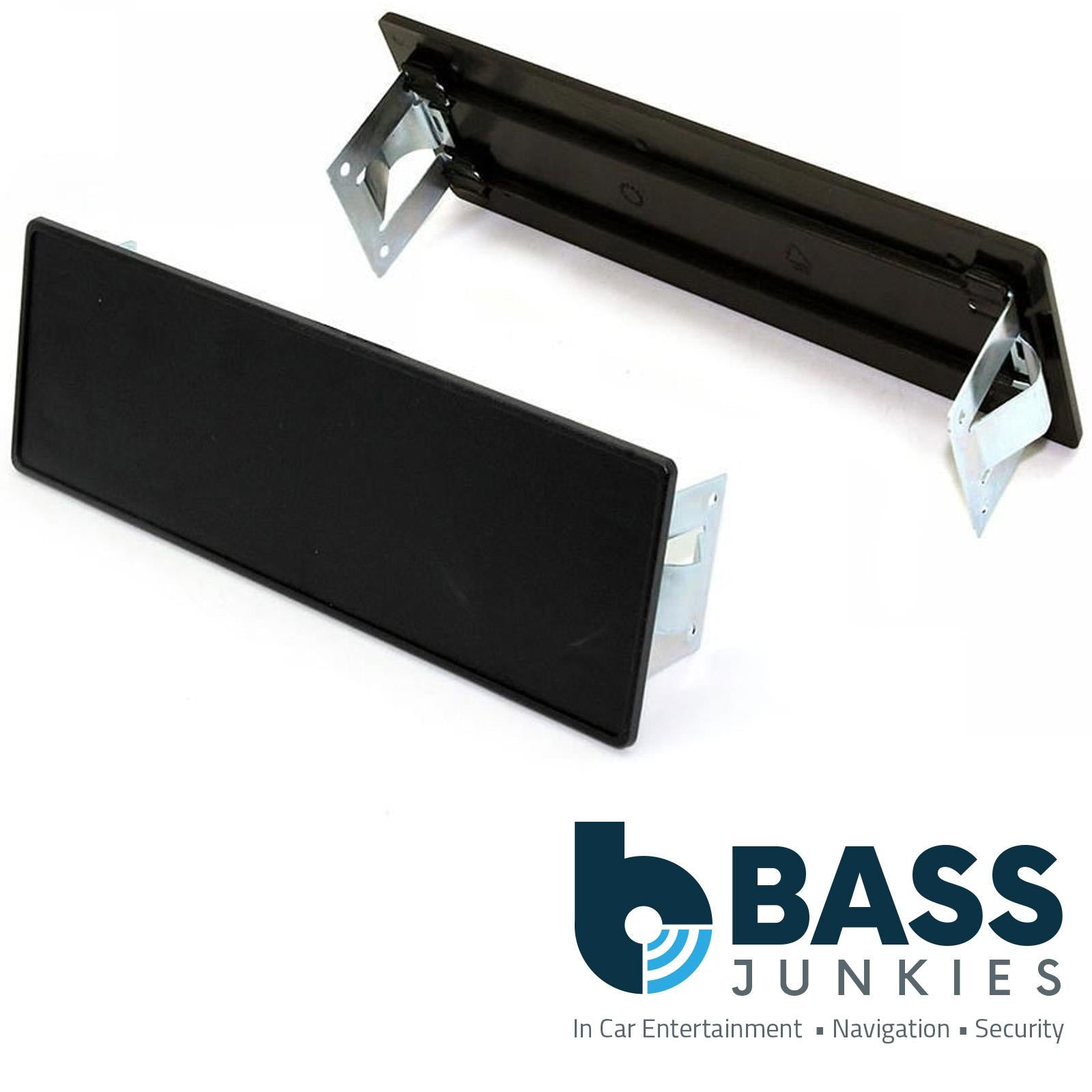 Connects CT24UV15 - Single Din Car Radio Stereo Black Blanking Panel Plate with Side Clips