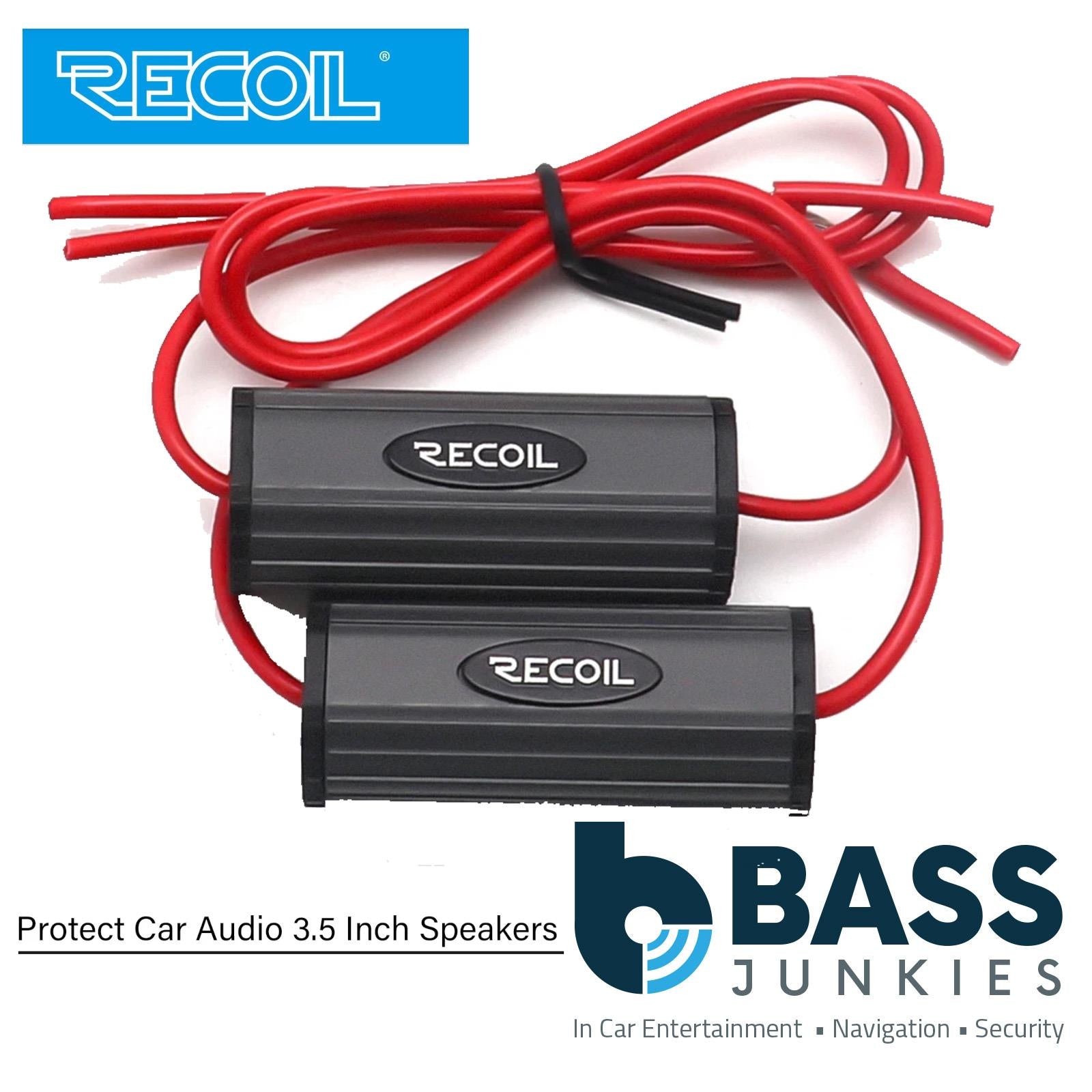 RECOIL BB-35 - 0-2.8kHz Bass Blockers to Protect 3.5 Inch 4 Ohms Car Speakers