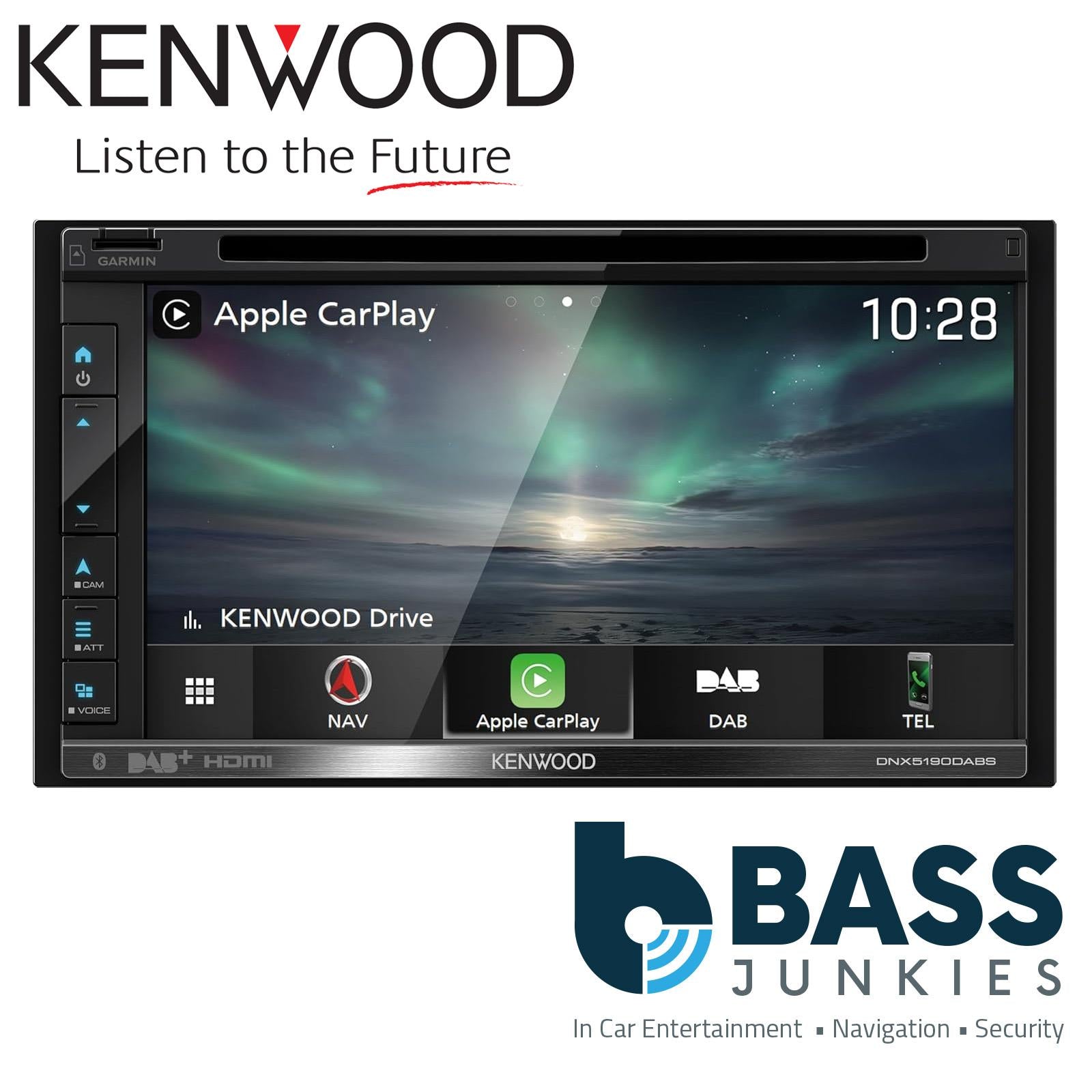 Kenwood DNX5190DABS 6.8” DAB MP3 USB Navigation Bluetooth Car AV Stereo Radio