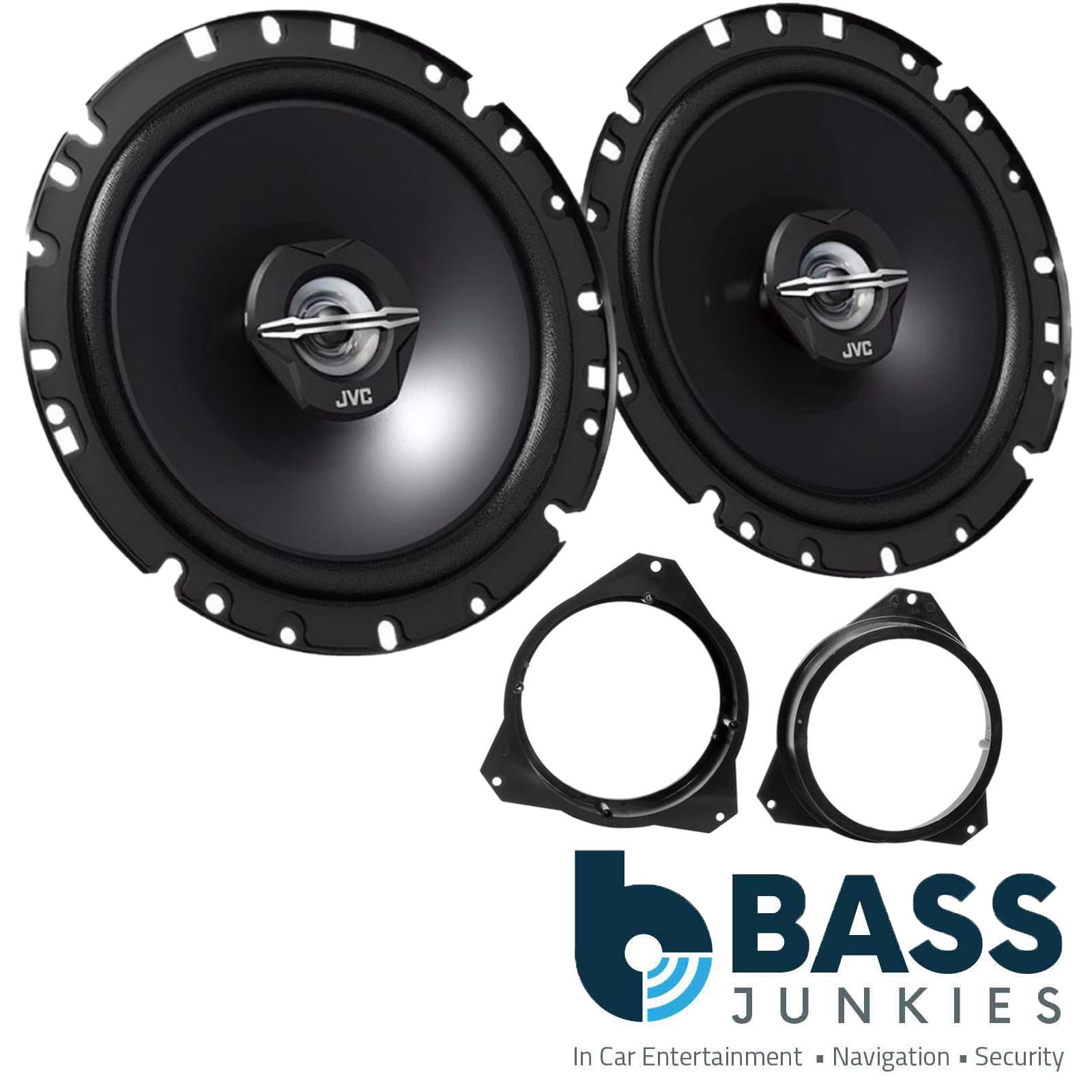 Peugeot Partner 09-14 JVC 17cm 6.5 Inch 600 Watts 2 Way Front Door Car Speakers