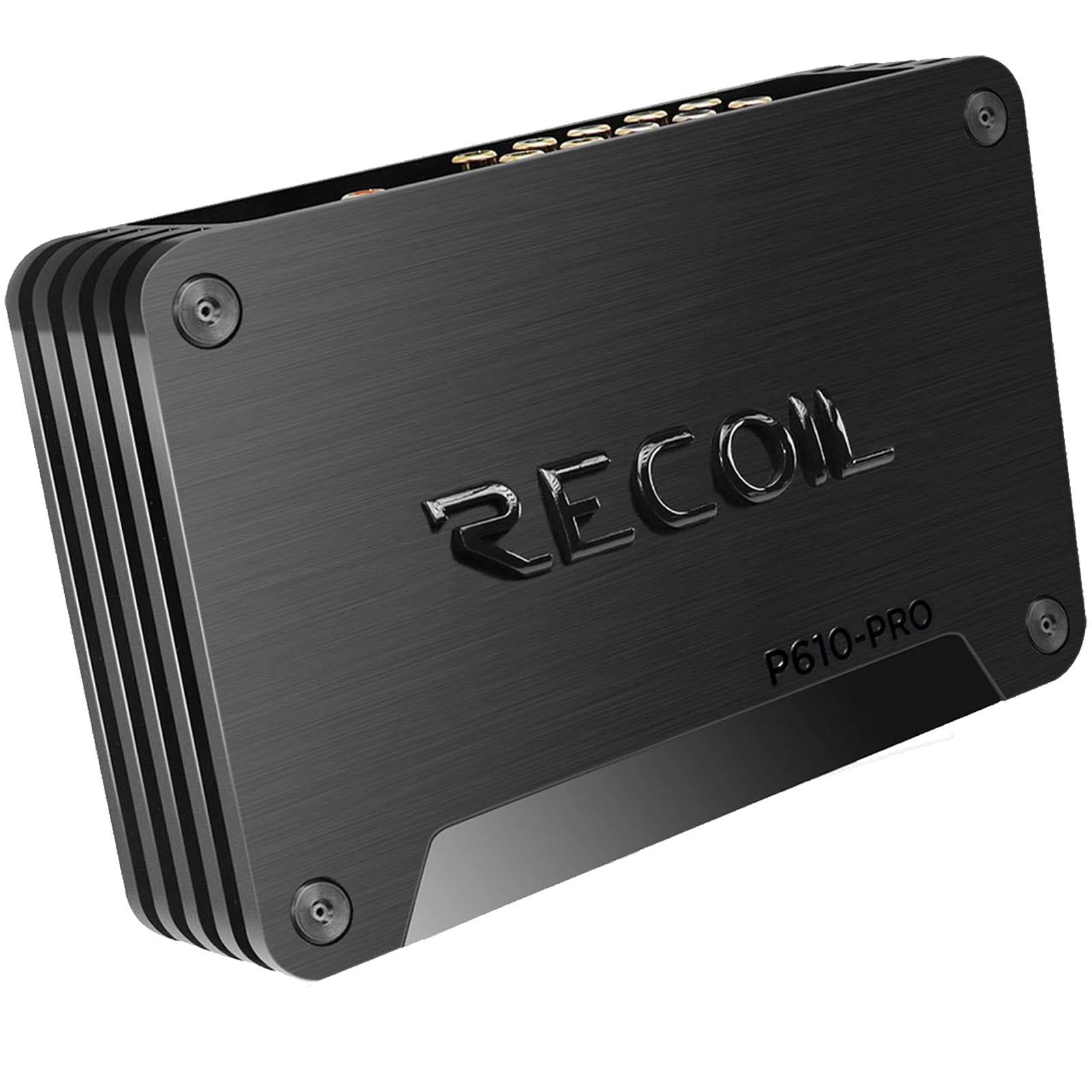Recoil P610-PRO - 10 Channel DSP 6-In/10-Out Car Amplifier & Bluetooth Streaming