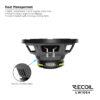 Recoil LW10S4 - 200 Watts 10" 25cm Single Voice Coil 4-Ohm Car Sub Subwoofer