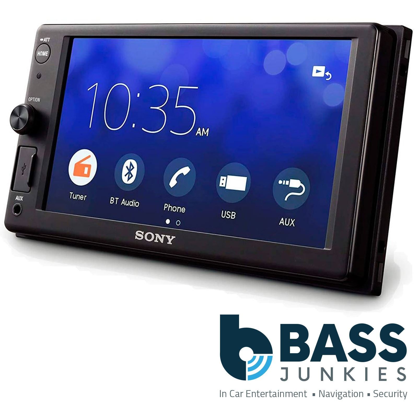 SONY XAV-1550D DAB+ Smart Bluetooth Car Radio + Stereo fitting kit + Steering Wheel Controls Loom Range Rover Sport 2005-2009