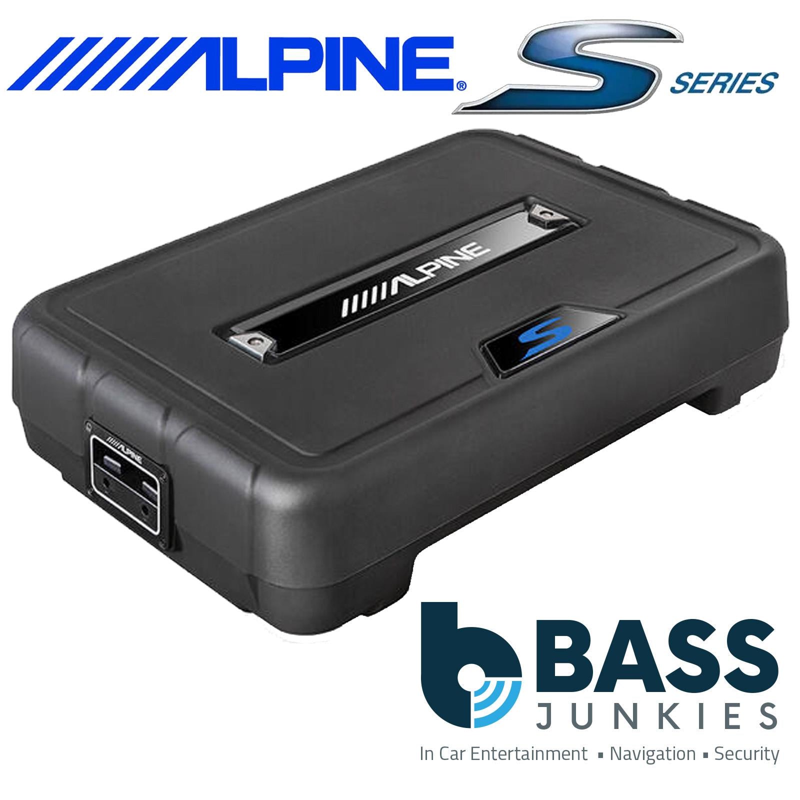 Alpine SS-SB10 - 10" 25cm 600 Watts Underseat Amplified Shallow Car Subwoofer