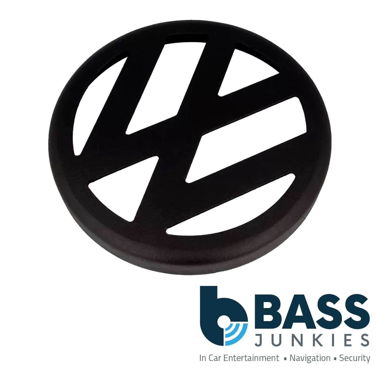 10" 250MM Car Sub Subwoofer MDF Black Flocked Grille With VW Volkswagen Logo