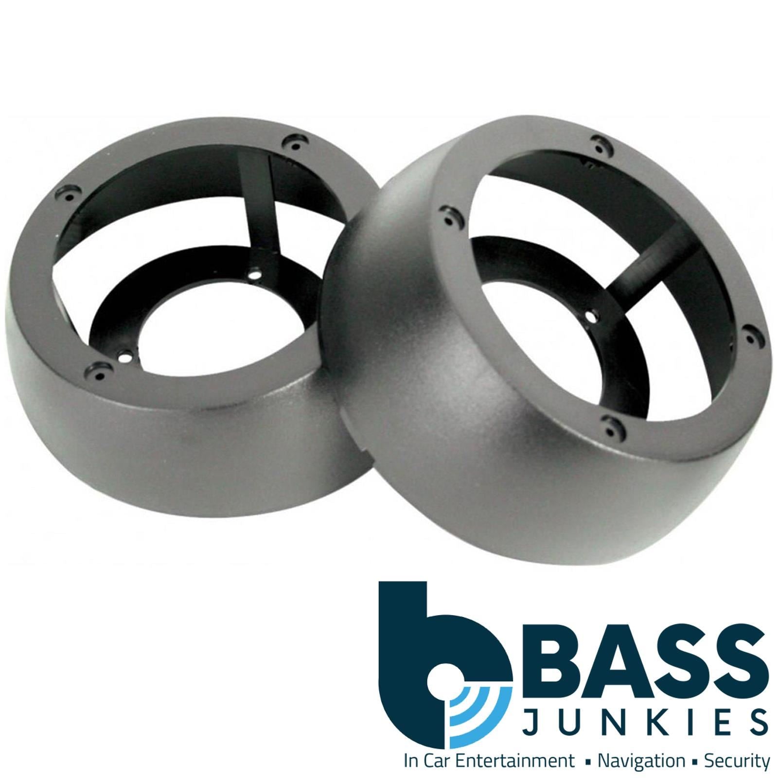 MTX TR40C 2-Way 4" 620W Coaxial Speakers With Brackets for Universal 10cm Speaker Adapter Pods