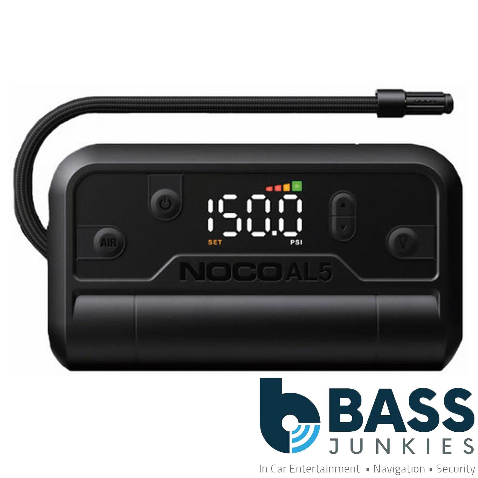 NOCO AL5 Cordless Tyre Inflator Air Compressor 130 PSI USB-C Rechargeable