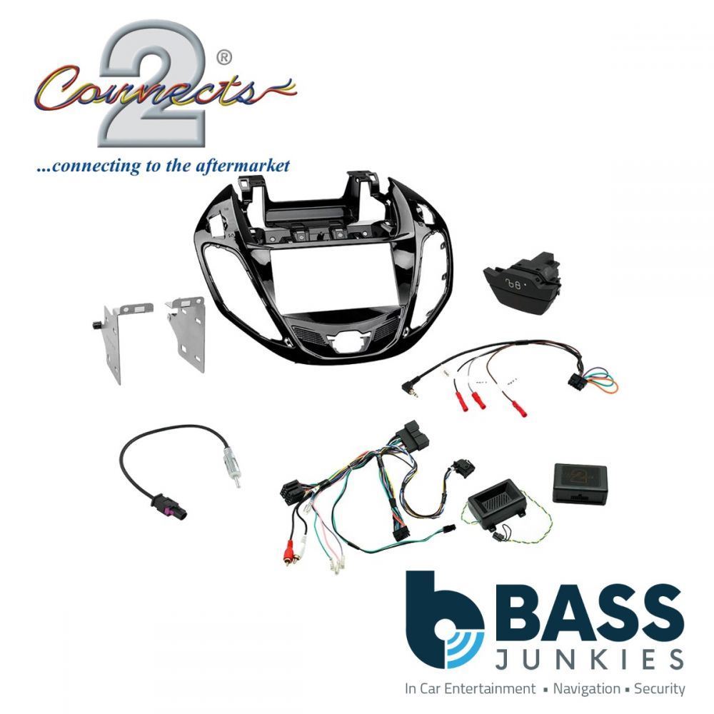 Connects2 CTKFD38C Ford B-Max 2012 On Car Stereo D/Din Fascia & Steering Wheel Interface