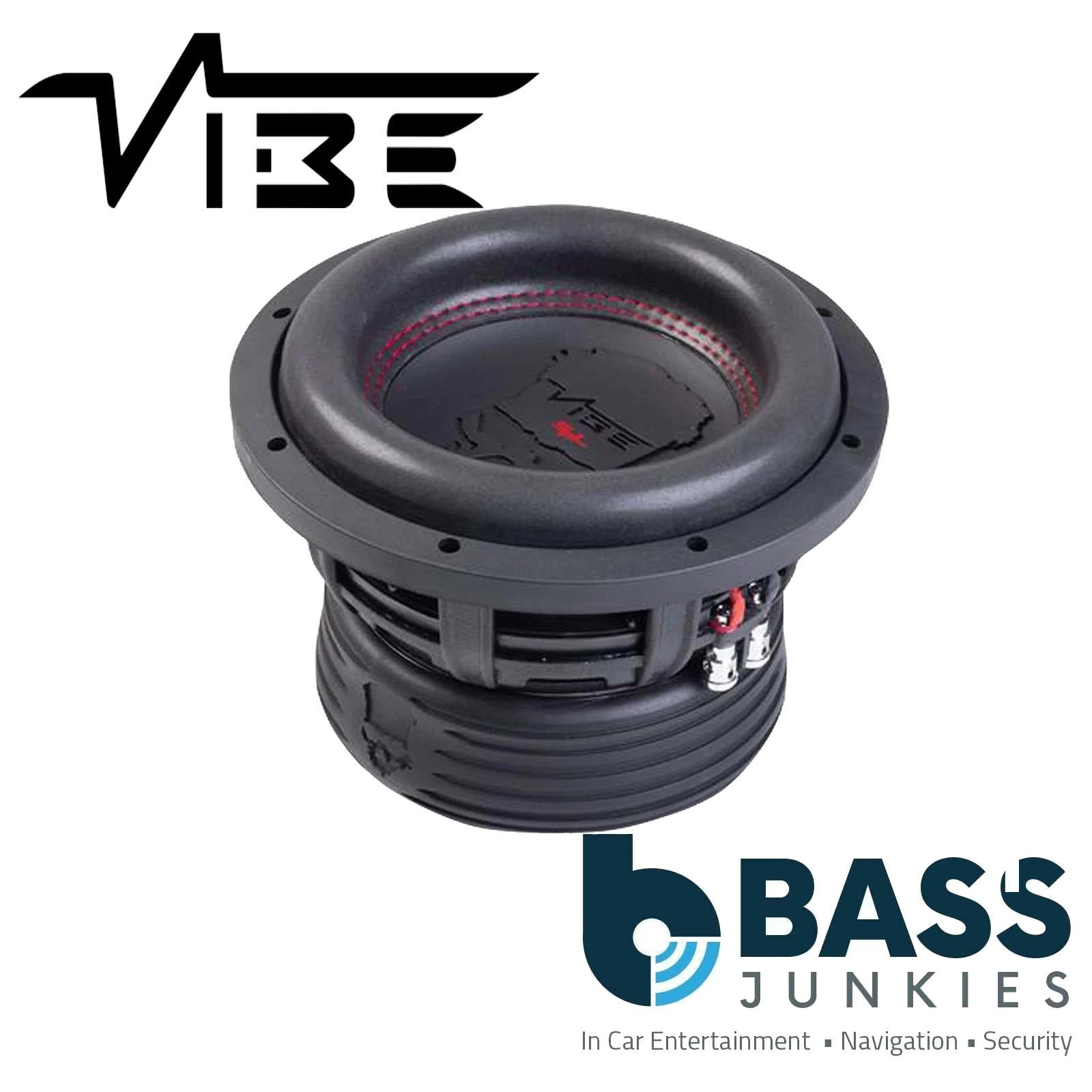 VIBE Black Death BD8D2-V4 - 8inch 2400W 2Ohm SPL Car Audio Bass Subwoofer