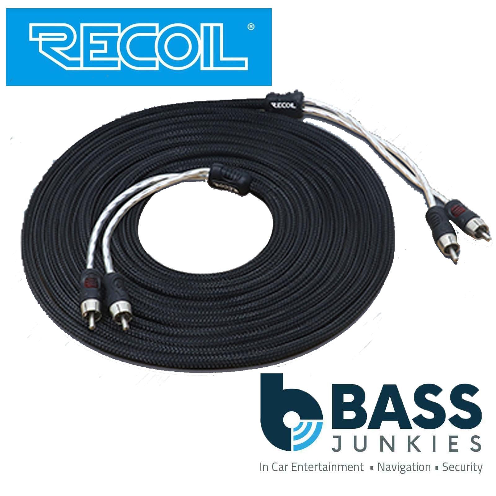 Recoil PCK4 - 4 AWG 1200 Watts OFC Pure Copper Complete Amplifier Wiring Kit