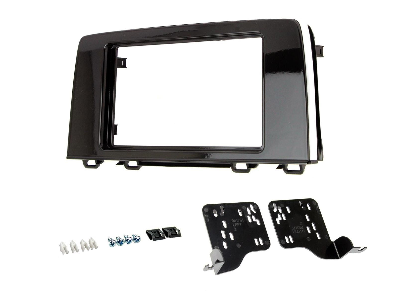 SONY DAB+ Apple | Android Double Din Stereo Fitting Kit + Steering Wheel Stalk Controls to fit Honda CR-V 2017-