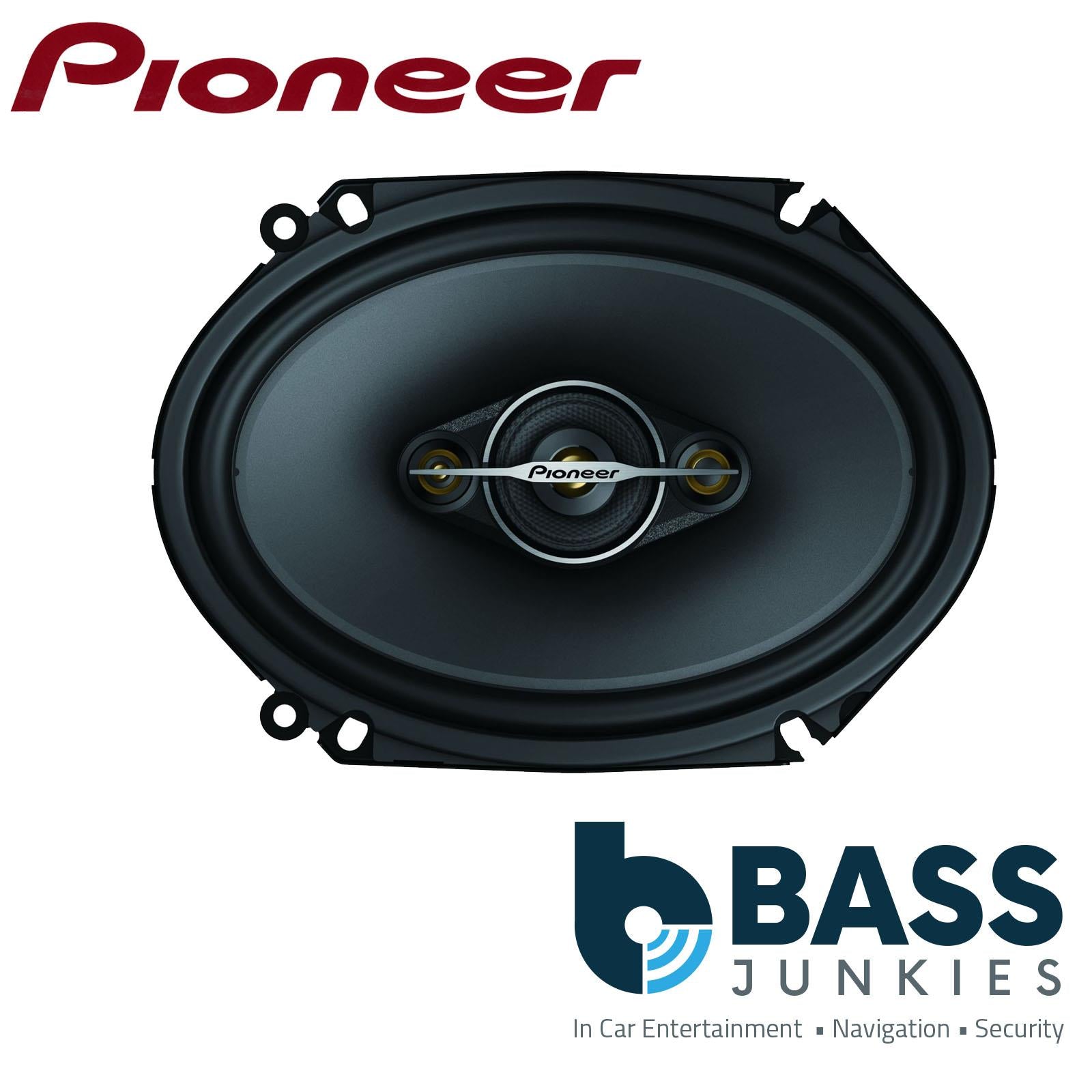 Pioneer TS-A6881F 6 x 8 inch 4-Way 350W Max Power Car Audio Coaxial Speakers