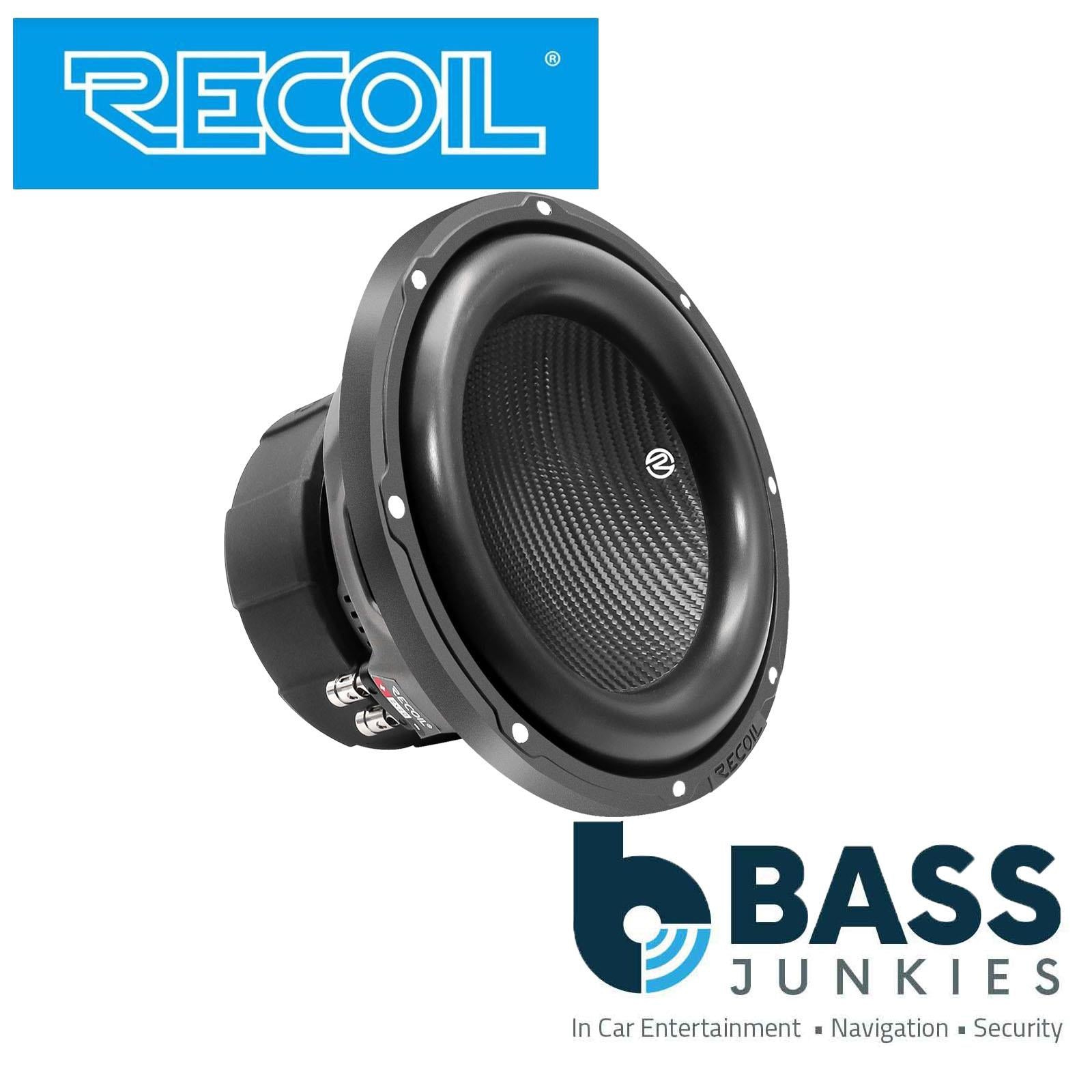 Recoil PW10D4 - 1200 Watts Echo Pro Series 10-Inch Dual 4-ohm Car Subwoofer
