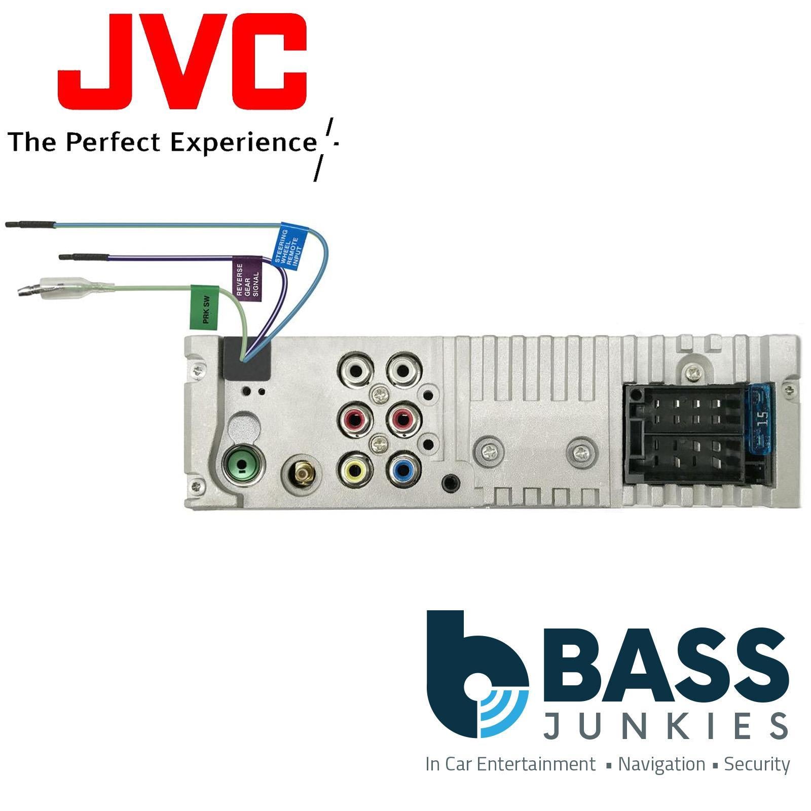 JVC KD-X561DBT 3" Screen Bluetooth DAB Reversing Camera Input USB AUX Car Stereo