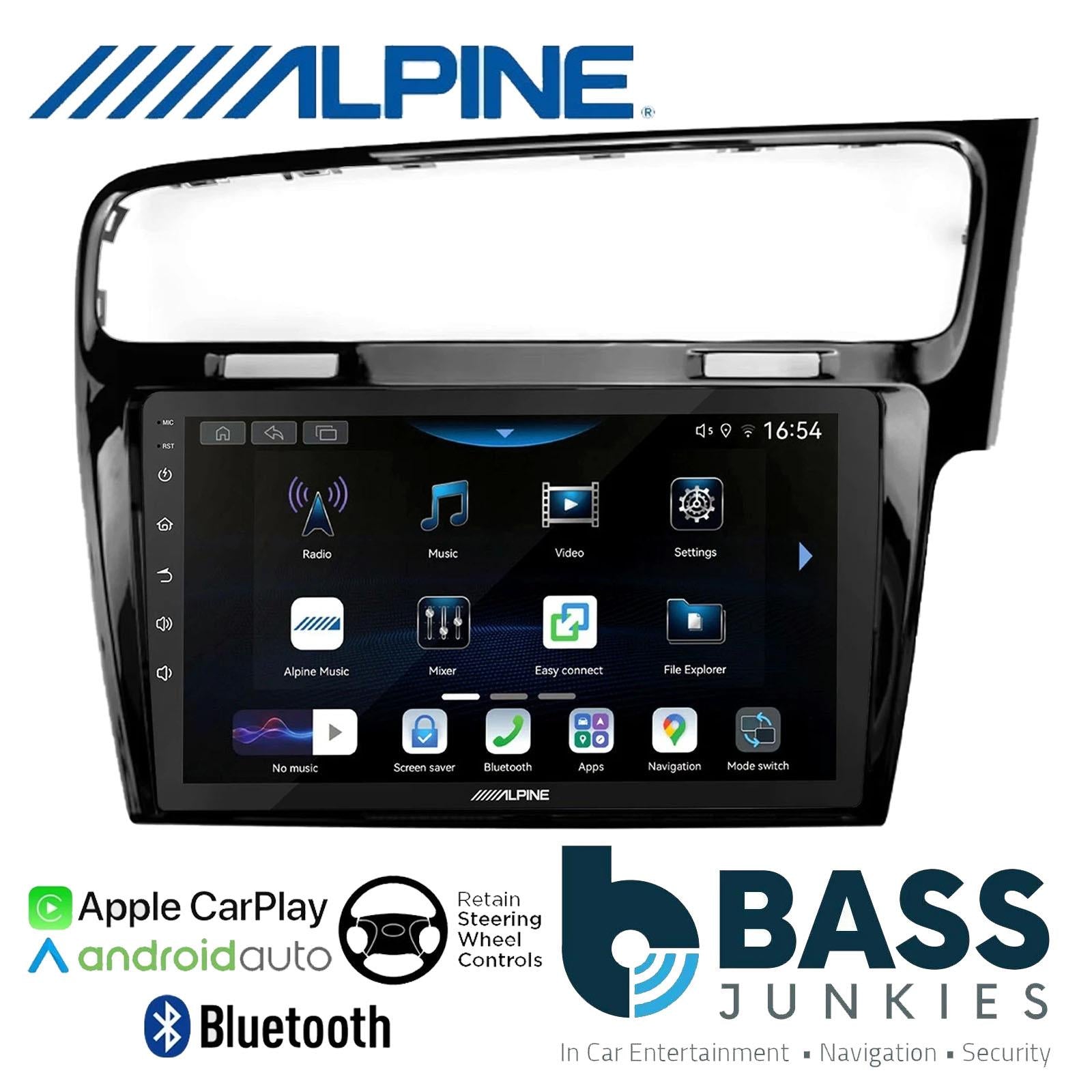 Alpine 9" CarPlay Android Car Stereo Kit For Volkswagen Golf MK7 RHD 2017 On