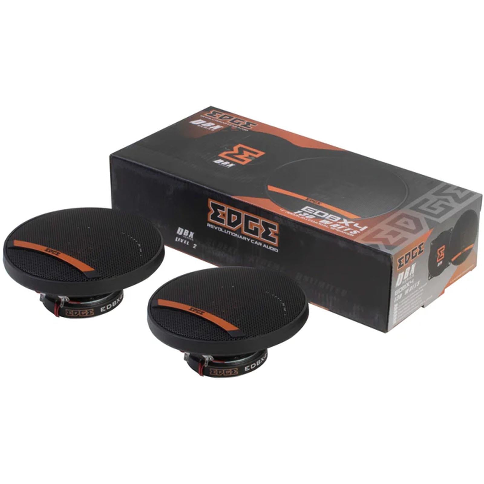 Edge EDBX4-E1 - 4" 240 Watts 3-Way Coaxial Car Front Rear Door Speakers