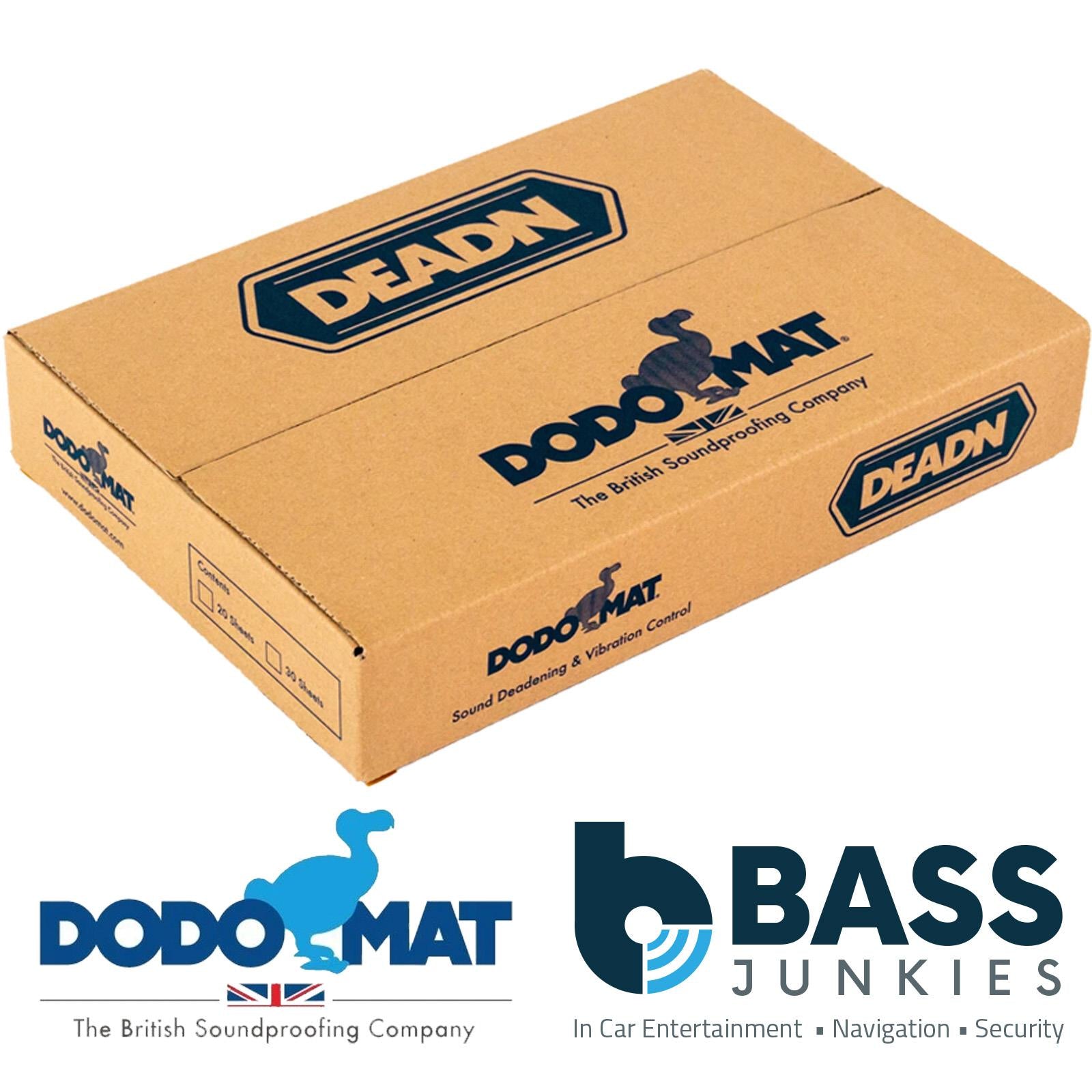 Dodo Mat DEADN Hex - 30 Sheets (2.8sq.m) Sound Deadening Vibration Proofing Mat