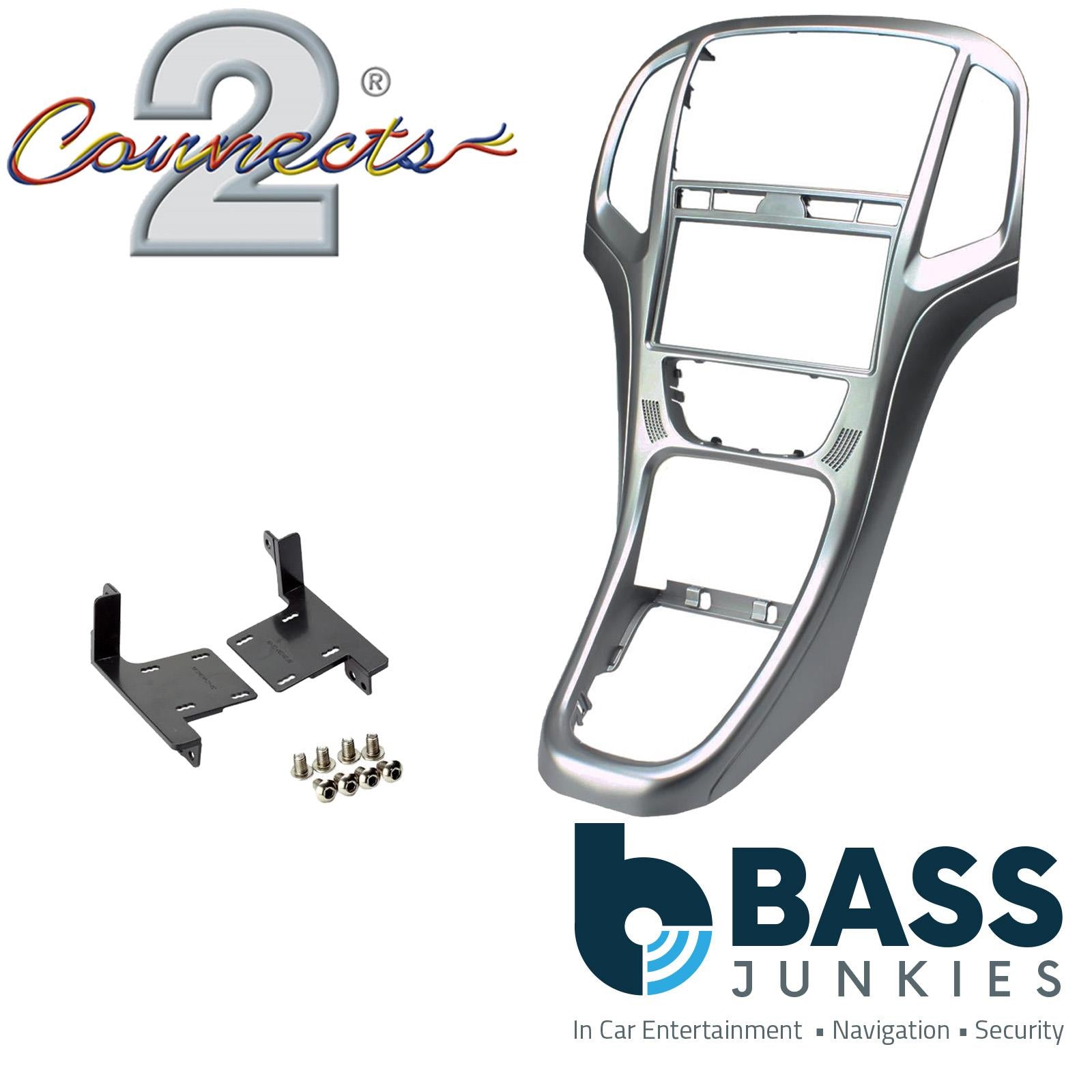 Vauxhall Astra 2010-15 Car Stereo Double Din Fascia Facia Panel Kit CT23VX26