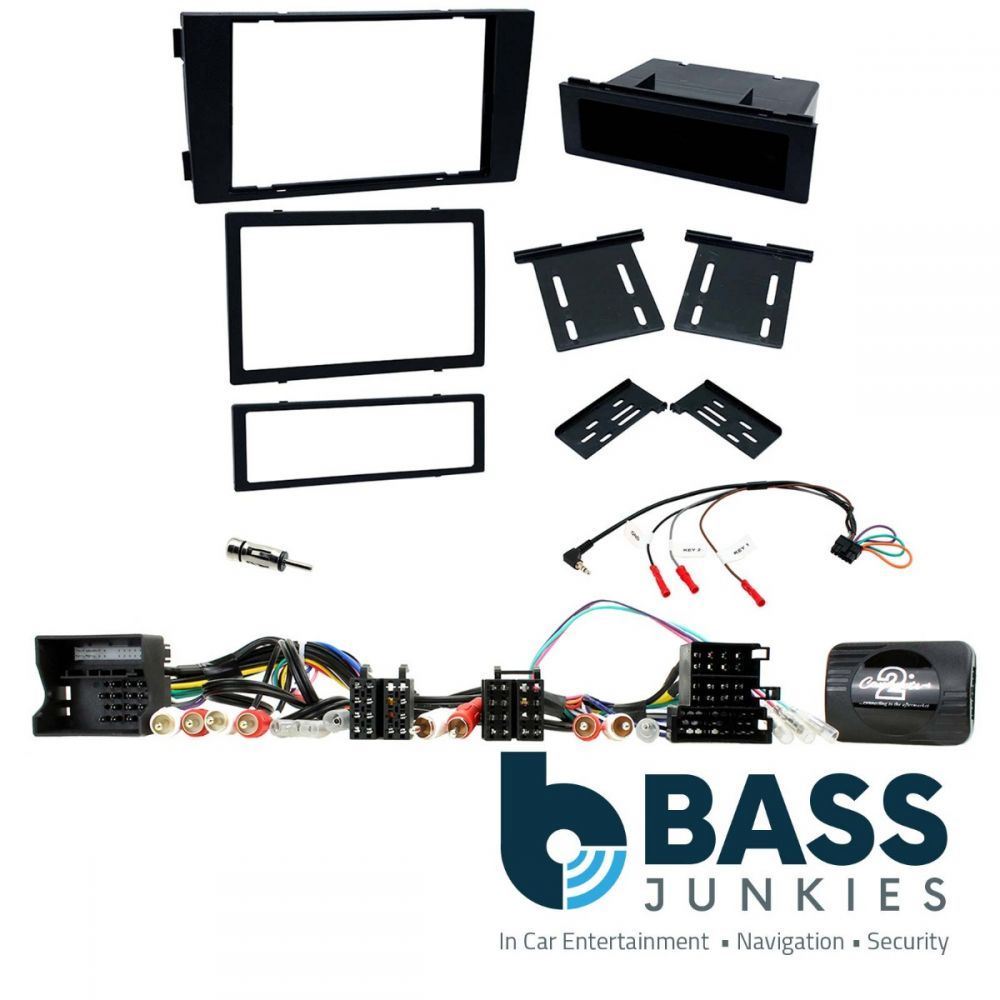 Connects2 CTKAU08 Audi A6 2000-08 Car Stereo Single Din Facia Steering Wheel Interface Kit