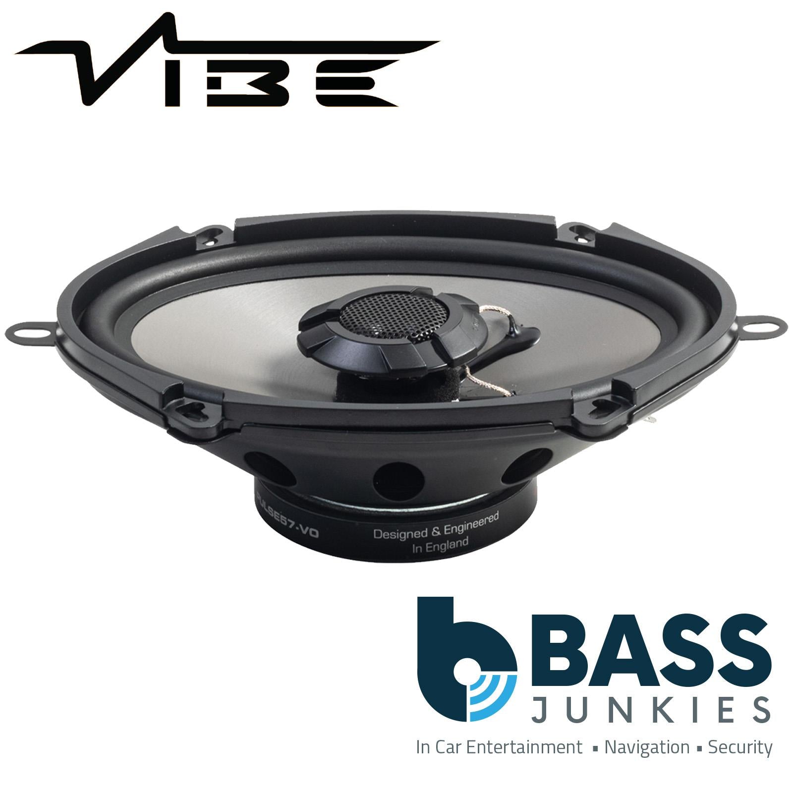 Vibe PULSE 57 - 5"x7" 6"x8" 360 Watts 2 Way Coaxial Car Van Door Shelf Speakers