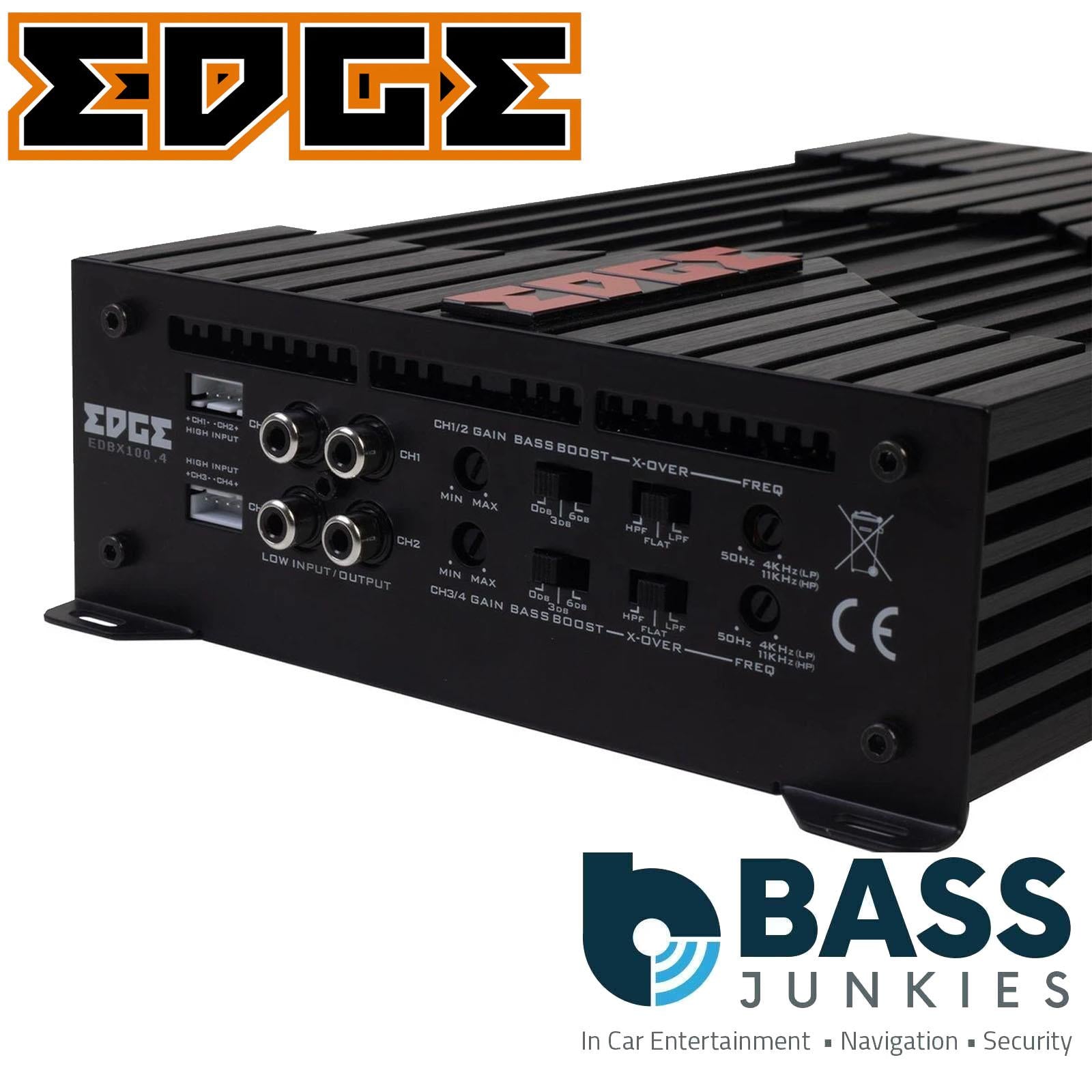 EDGE DBX Series EDBX100.4-E1- 800 Watts Max 4 Channel Class AB Car Amplifier