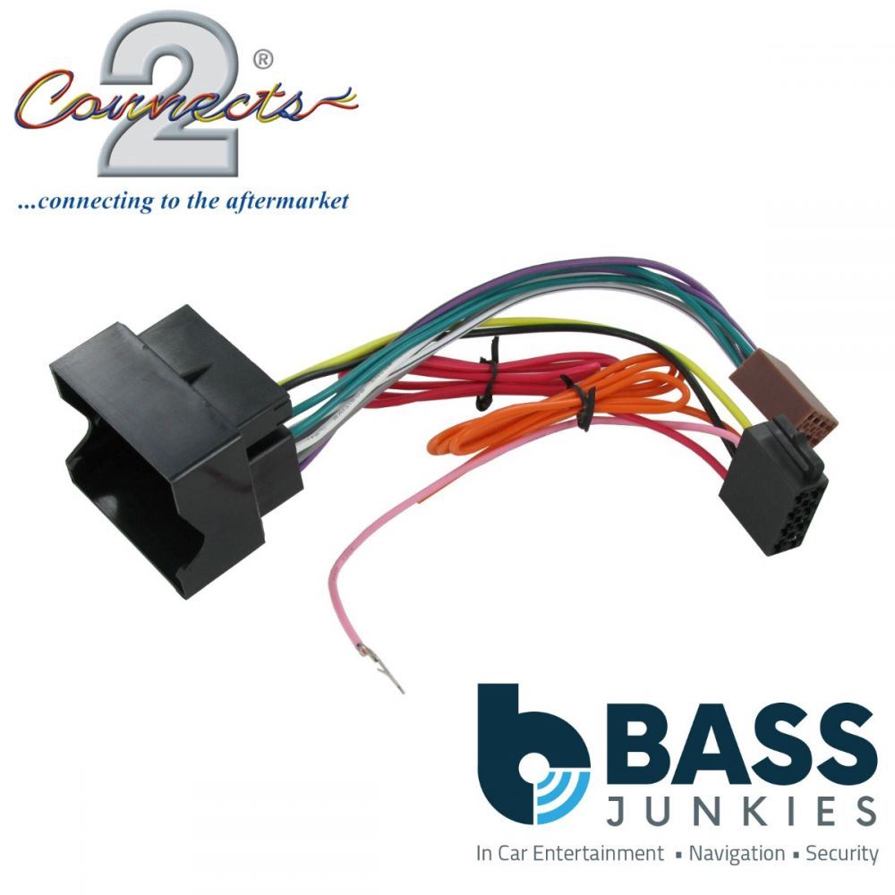 Connects2 CT20VW06 - Volkswagen Audi Seat Skoda Car Stereo Radio ISO Harness Adapter Lead