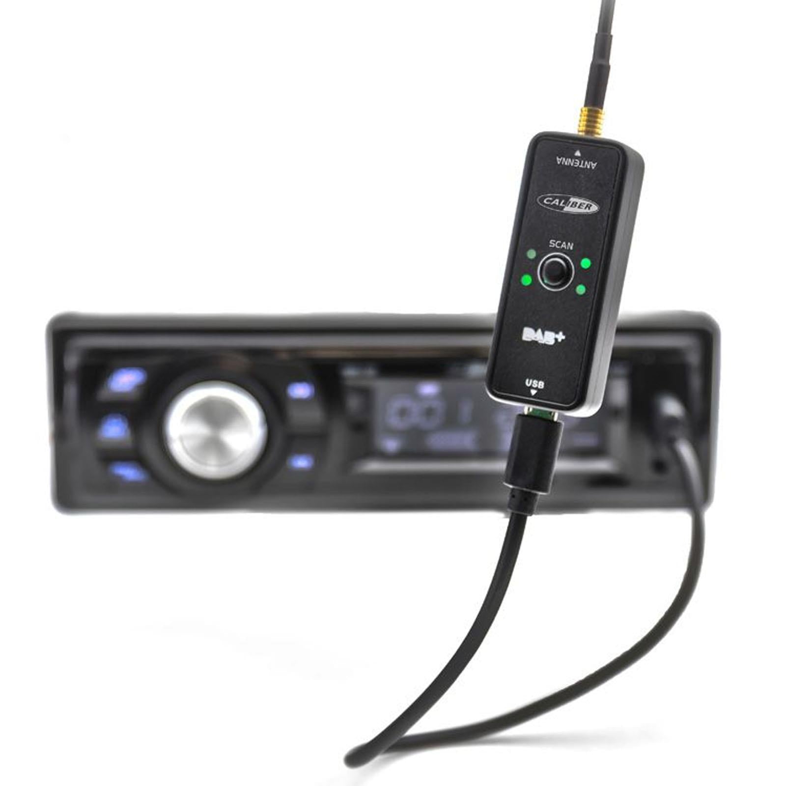Caliber RDAB30 - USB Digital Radio DAB+ Receiver with Screen Mount Antenna