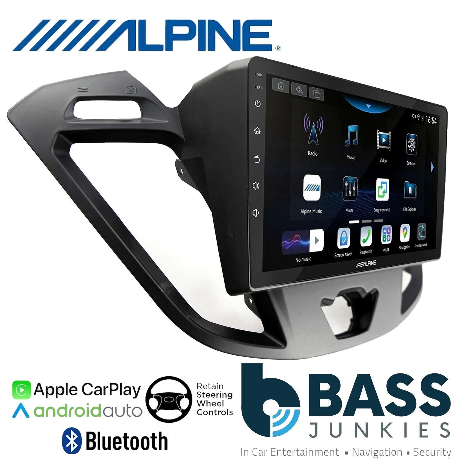 Alpine 9" CarPlay Android Car Stereo Fitting Kit For Ford Transit Tourneo 2012-17