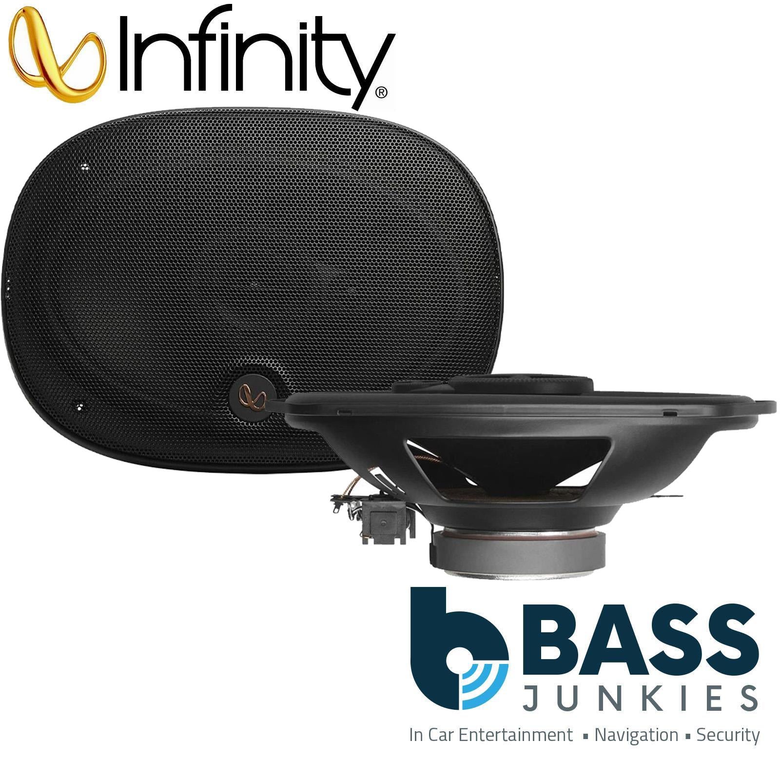 Infinity By Harman - Alpha 693M 560 Watts 6"x9" 3-Way Car Door Shelf Speakers