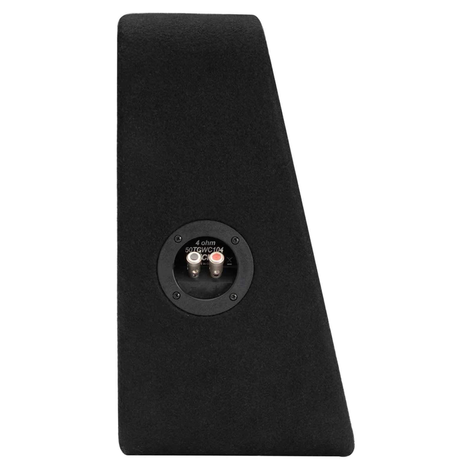 Kicker 50TCWC102 - 500 Watts 10" CompC Thin Profile Car Sub Subwoofer Enclosure 2 Ohm