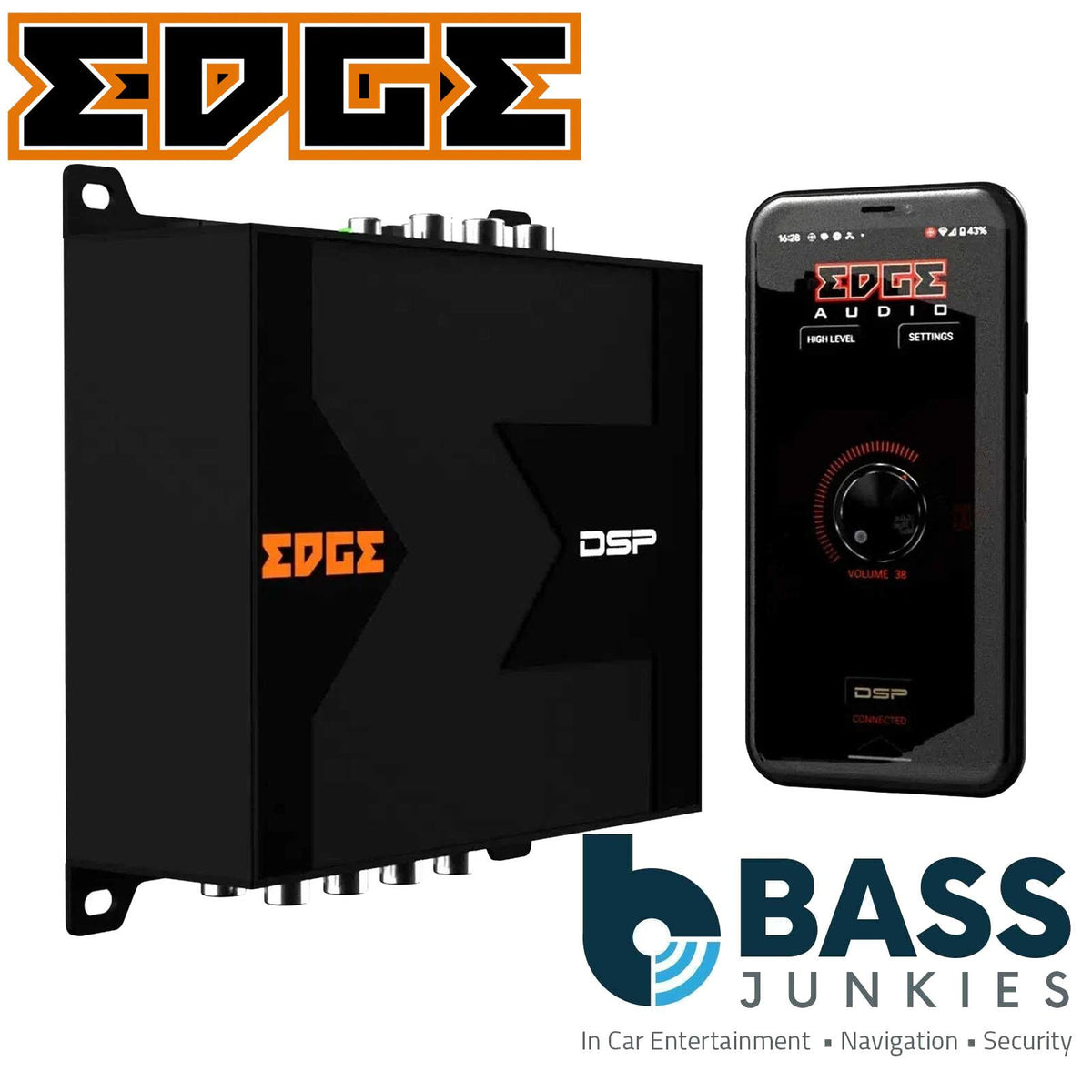 EDGE EDS8DSP-E3 - 8 Channel RCA Digital Signal Processor DSP Car Audio Amplifier