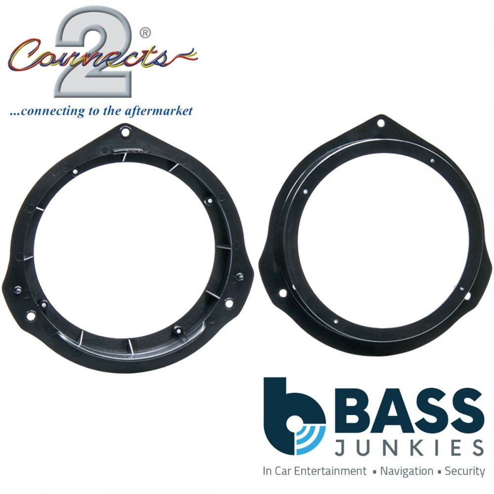 Connects2 CT25MC18 - Mercedes-Benz C E V Class GLK Vito ML 165mm 6.5" Front or Rear Car Speaker Adapter Brackets