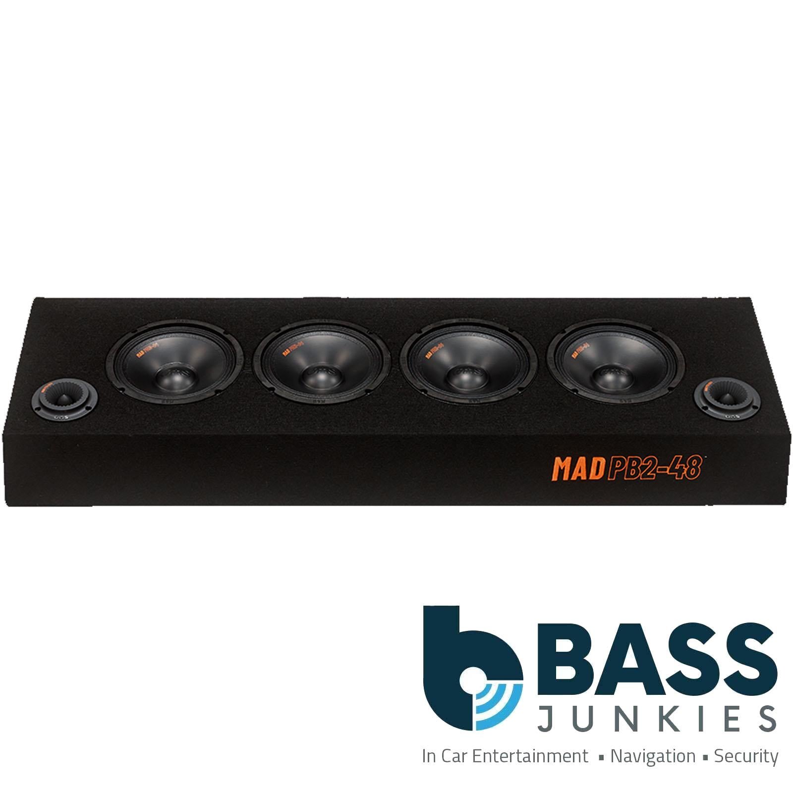Gas MAD PB2-48 - 1200 Watts 4x8" 20cm Speaker & Tweeter Ported Box Enclosure