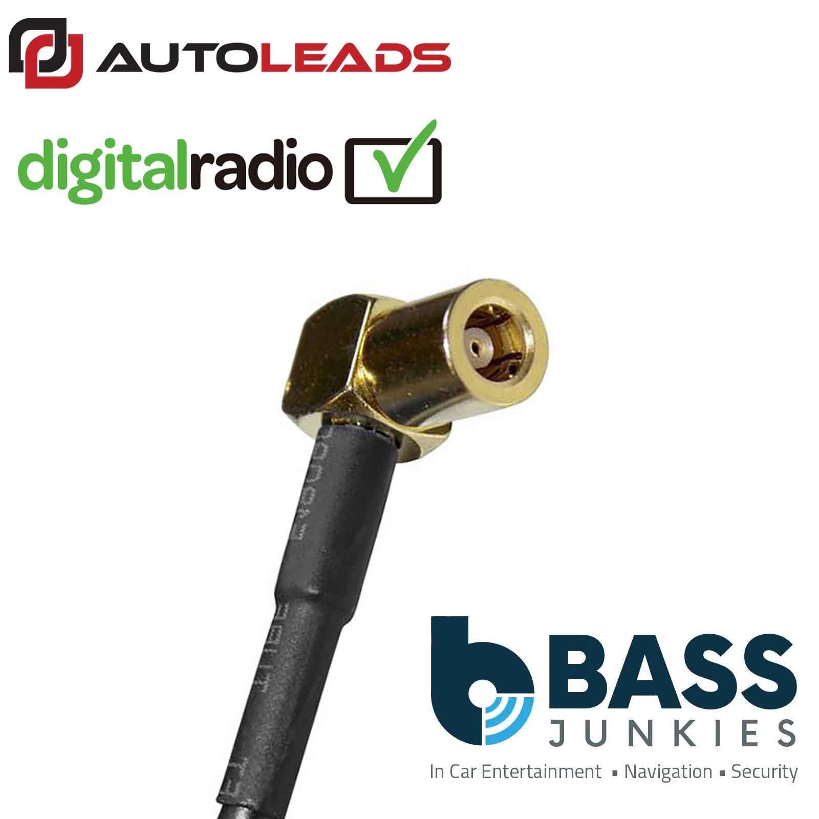 AUTOLEADS DAB+ Radio SMB Magnetic Roof Mount Car Aerial for JVC Stereo