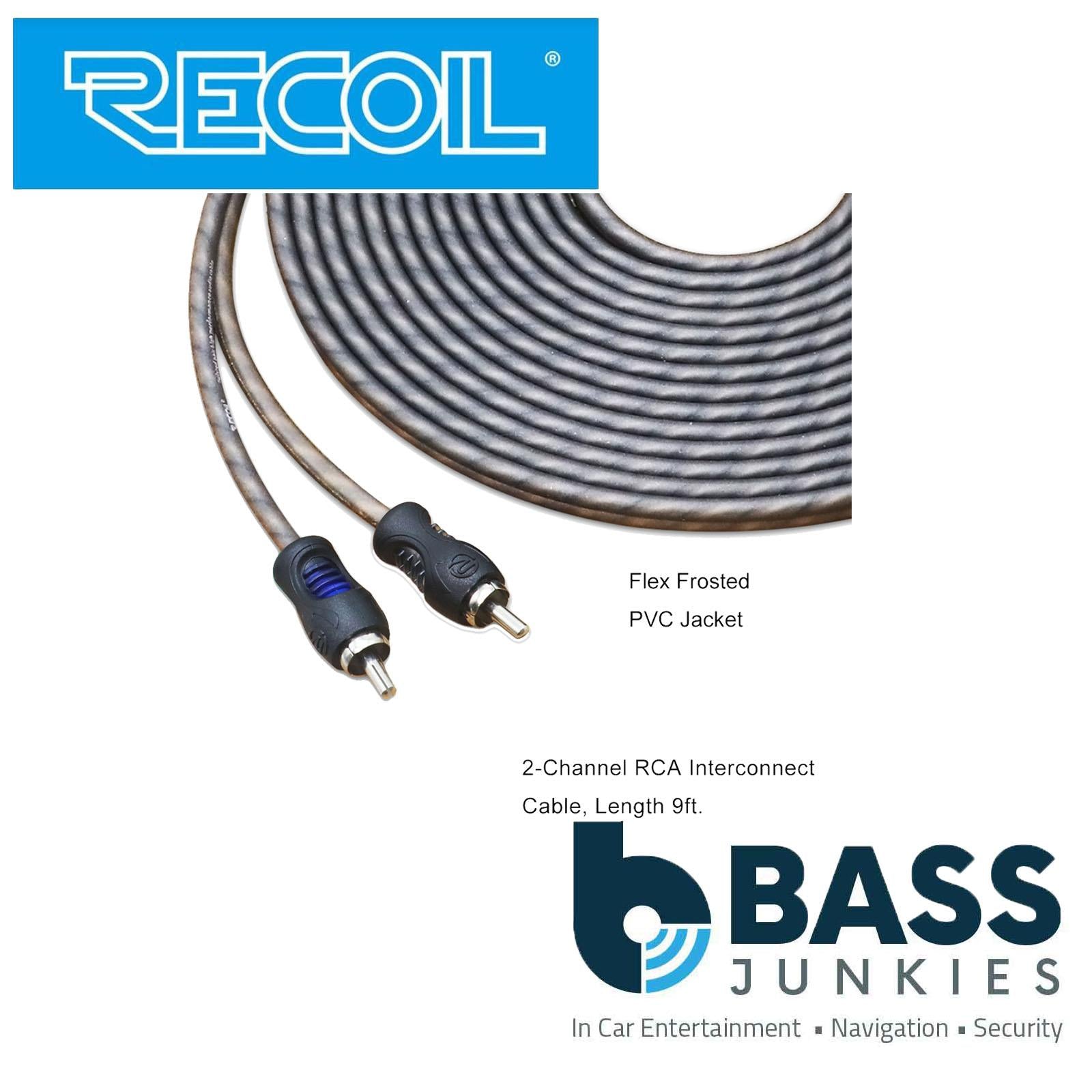 Recoil RCI220 - 6 Meter 2-Channel Oxygen-Free Copper Noise Reduction RCA Phono