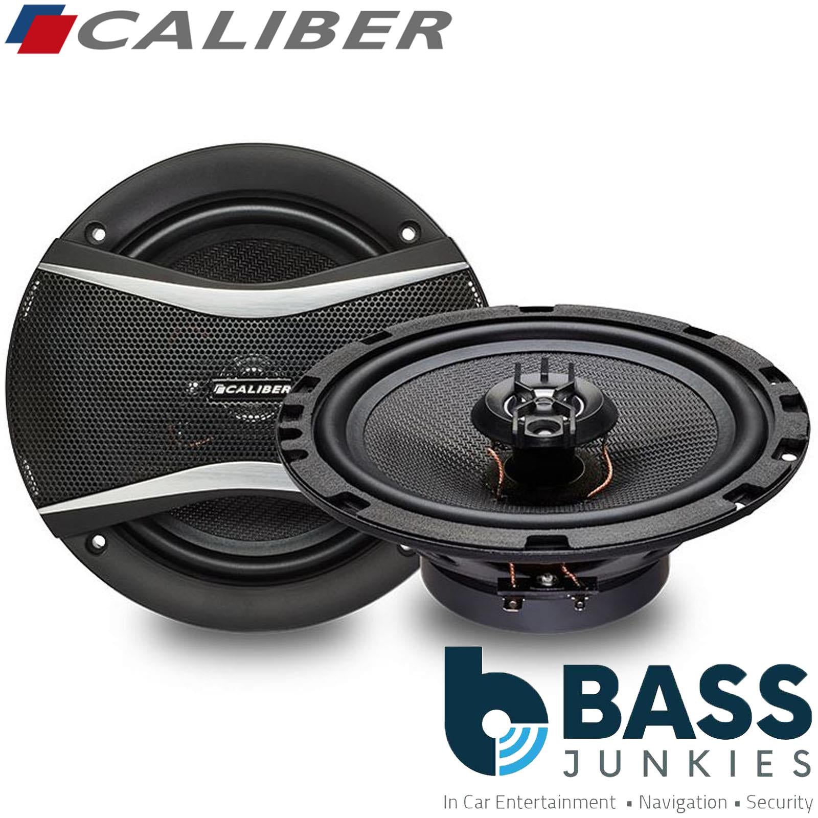 Caliber CDS6G - 6.5" 240 Watts 3-Way Coaxial Car Speakers with Grilles